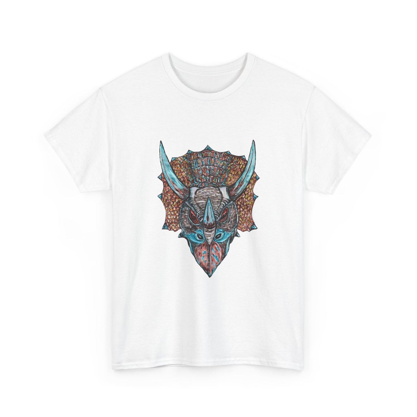 Triceratops Unisex Heavy Cotton Tee