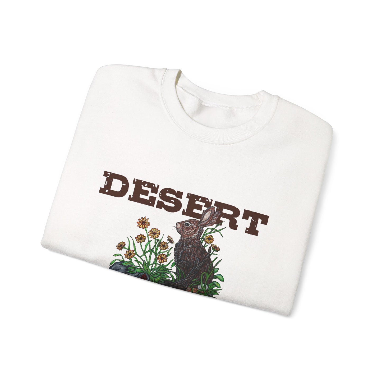 Desert Cotton Tail Unisex Heavy Blend™ Crewneck Sweatshirt