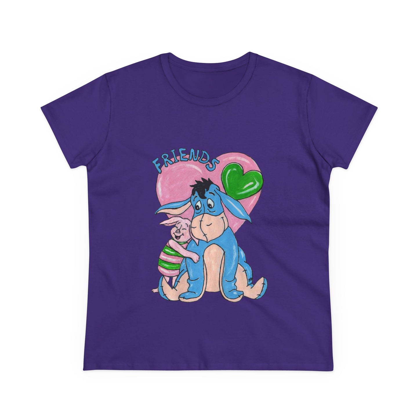 Best Friends Women's Midweight Cotton Tee