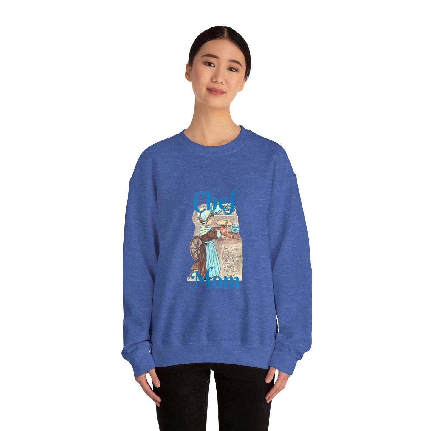 Chef Mom Unisex Heavy Blend™ Crewneck Sweatshirt