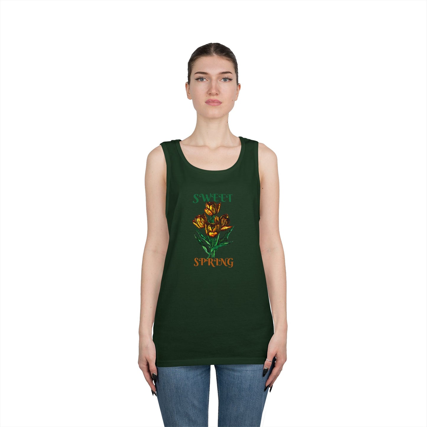 Sweet Spring Unisex Heavy Cotton Tank Top
