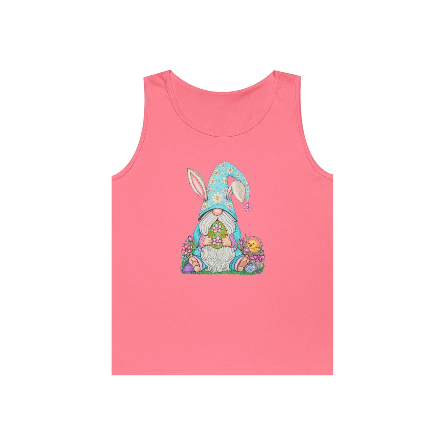 Easter Gnome Unisex Heavy Cotton Tank Top