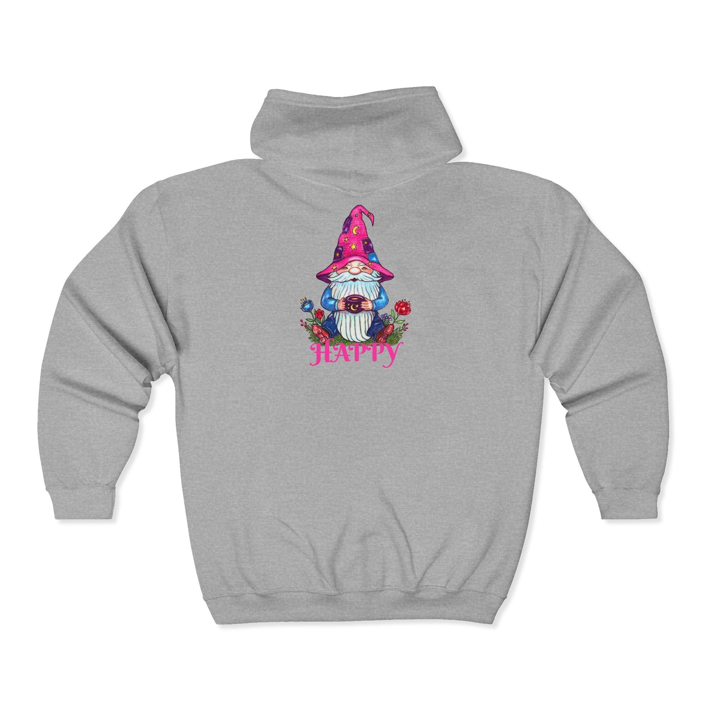 Happy Gnome Unisex Heavy Blend™ Full Zip Hooded Sweatshirt