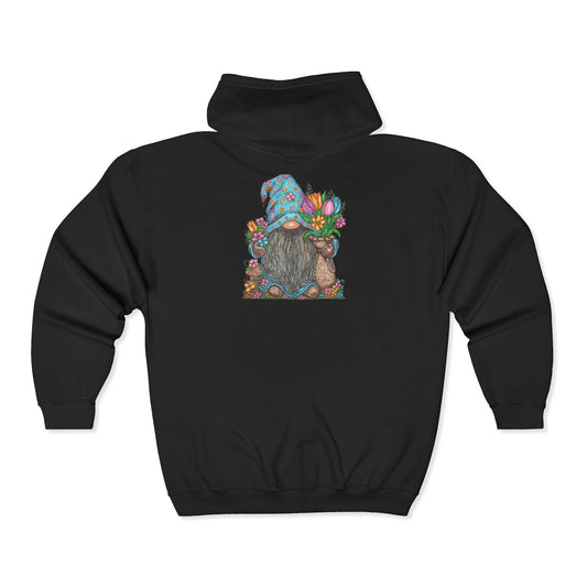 Gardening Gnome Unisex Heavy Blend™ Full Zip Hooded Sweatshirt