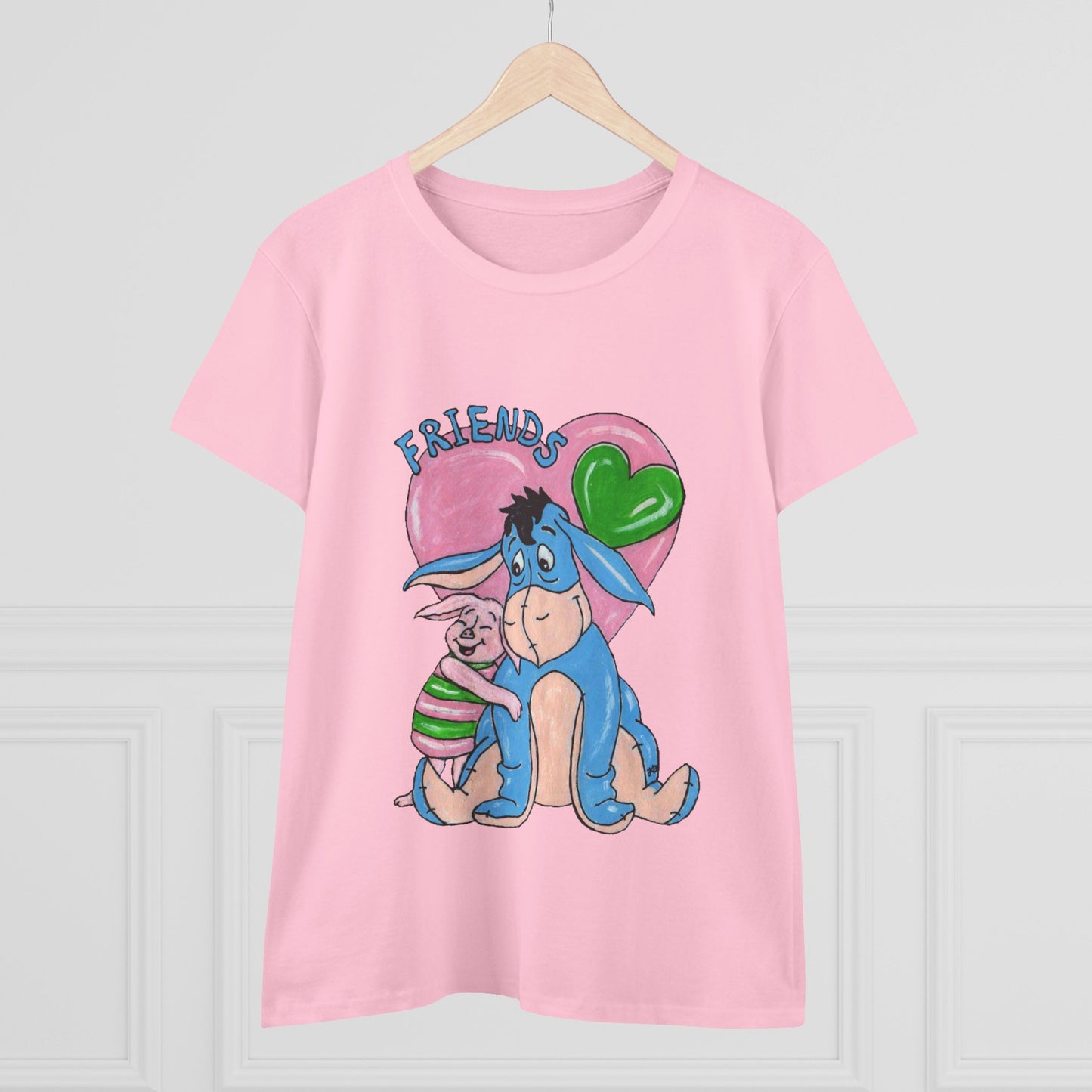 Best Friends Women's Midweight Cotton Tee