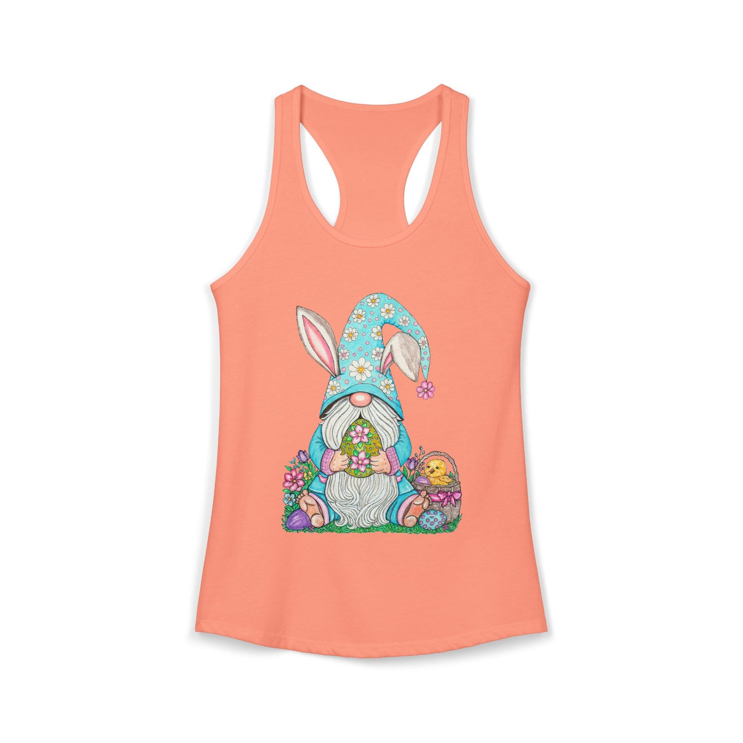 Easter Gnome Women's Ideal Racerback Tank