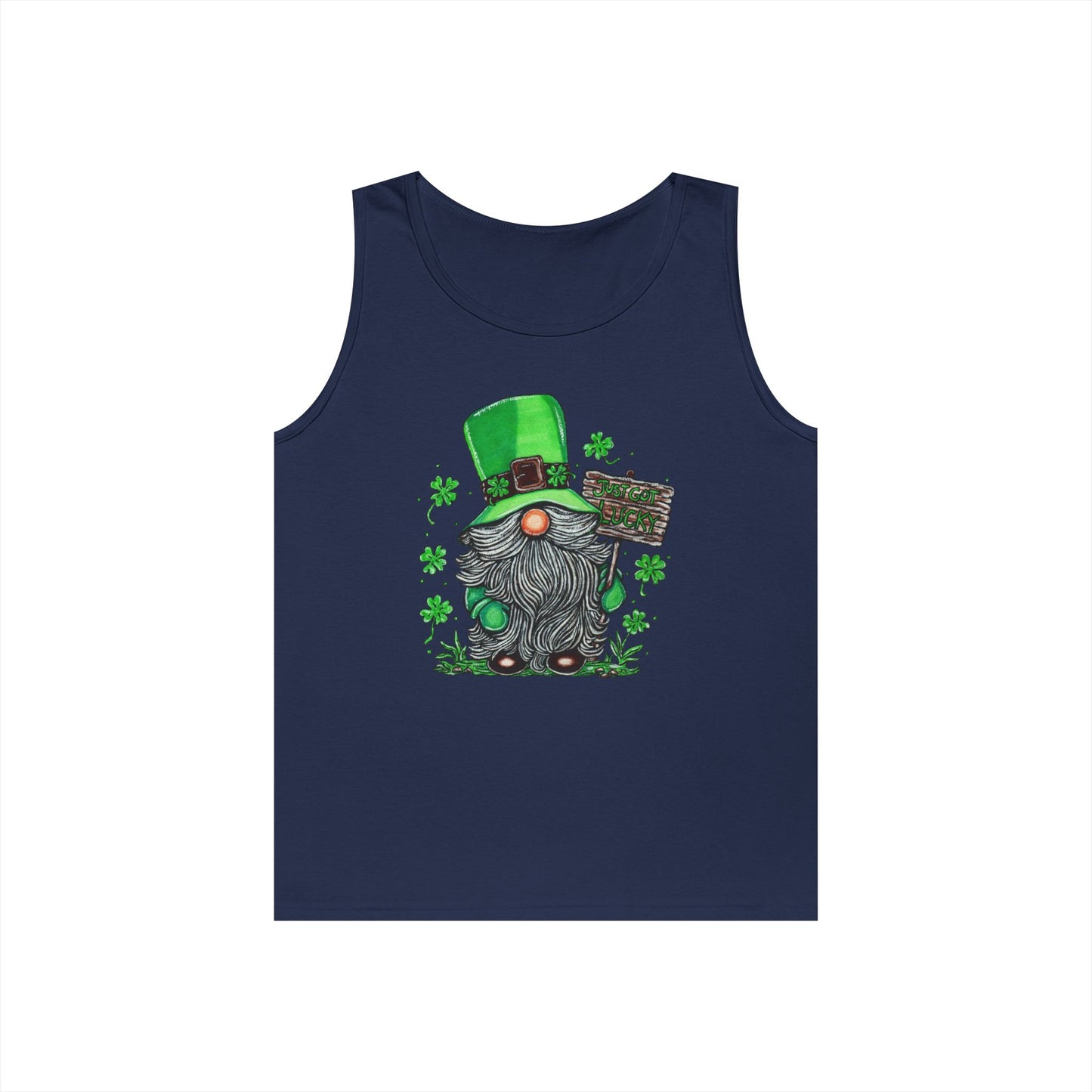 Gnomish Leprechaun Unisex Heavy Cotton Tank Top