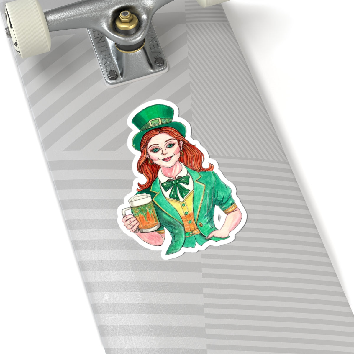 Paddy's Day Cheers Kiss-Cut Stickers