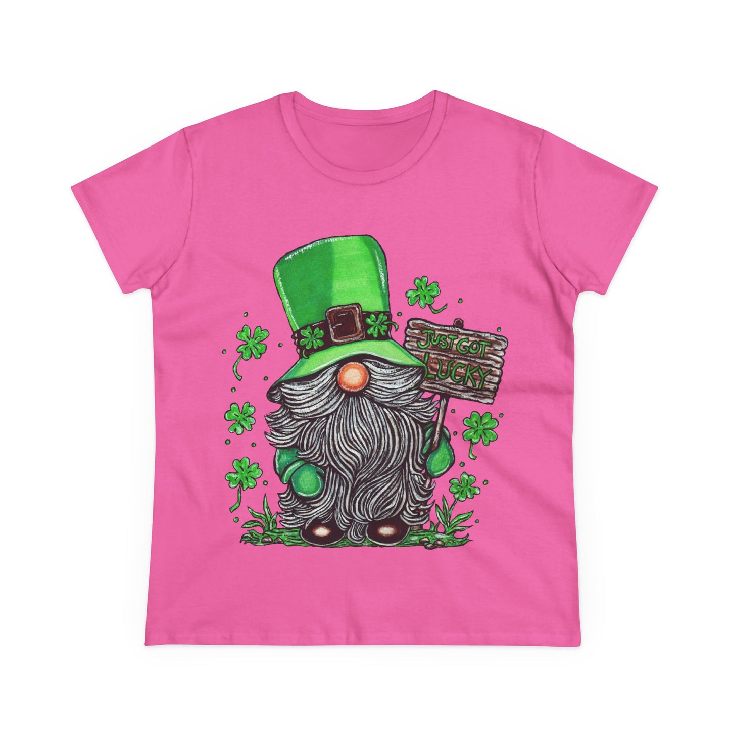 Gnomish Leprechaun Women's Midweight Cotton Tee