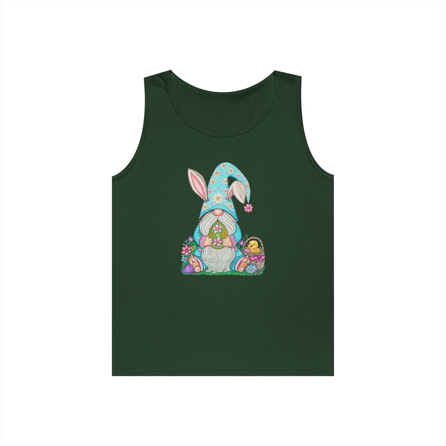Easter Gnome Unisex Heavy Cotton Tank Top