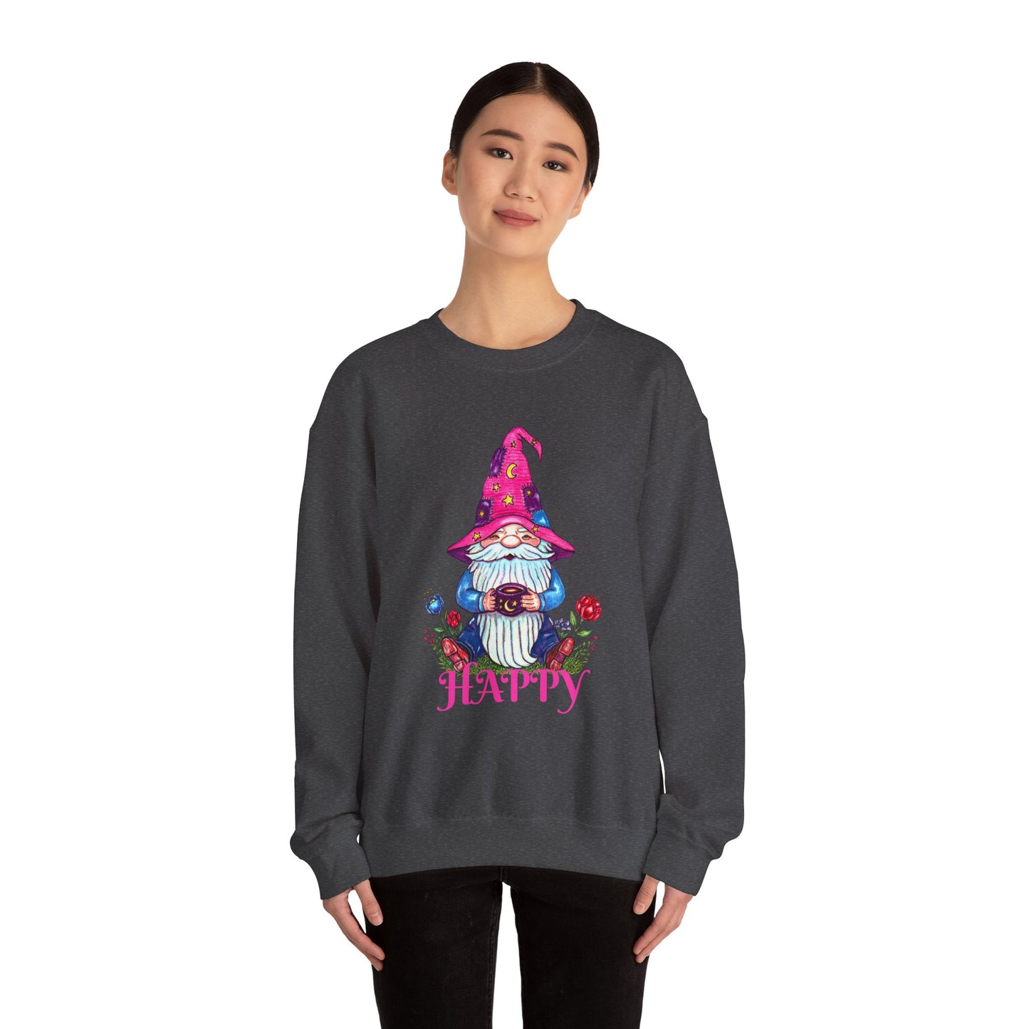 Happy Gnome Unisex Heavy Blend™ Crewneck Sweatshirt