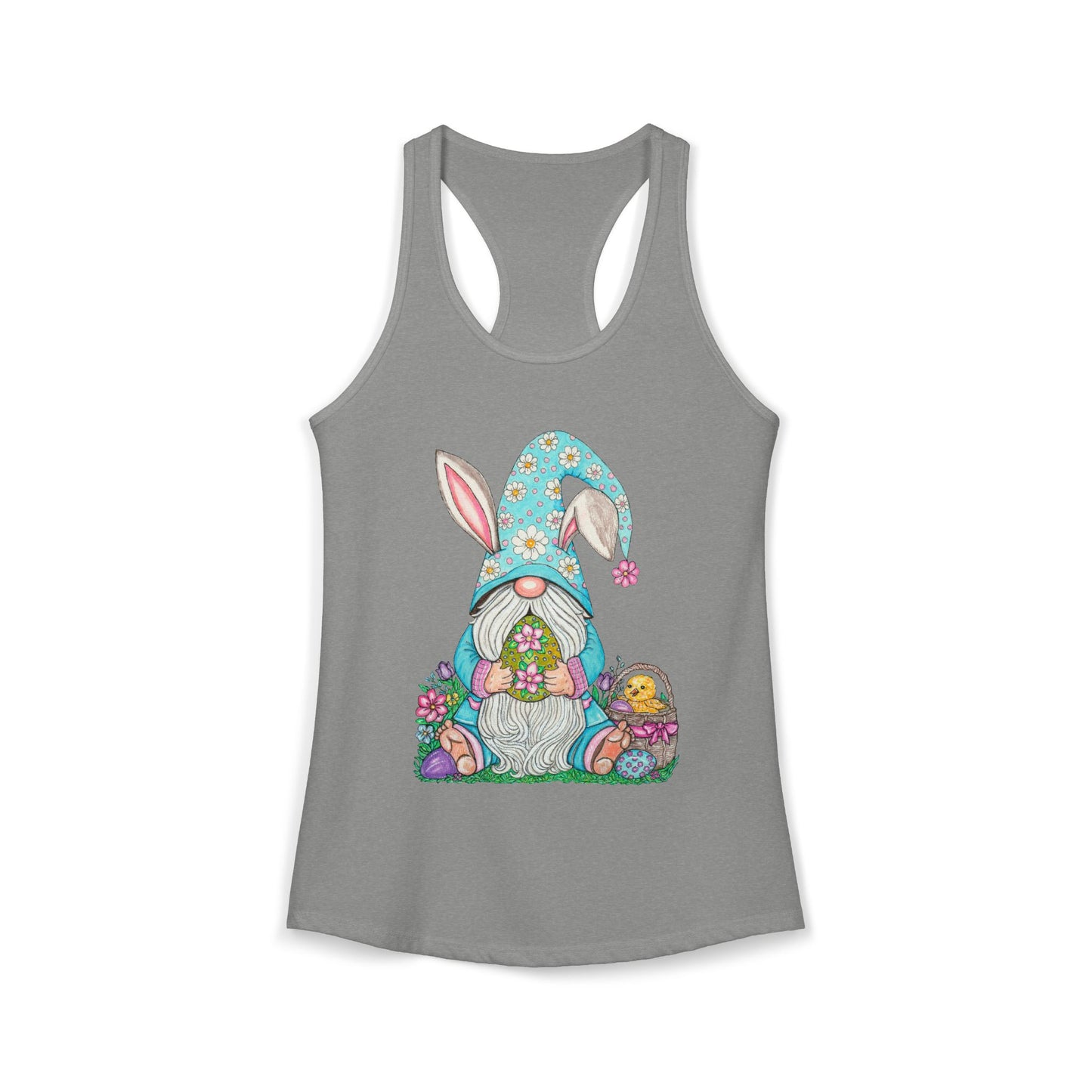 Easter Gnome Women's Ideal Racerback Tank