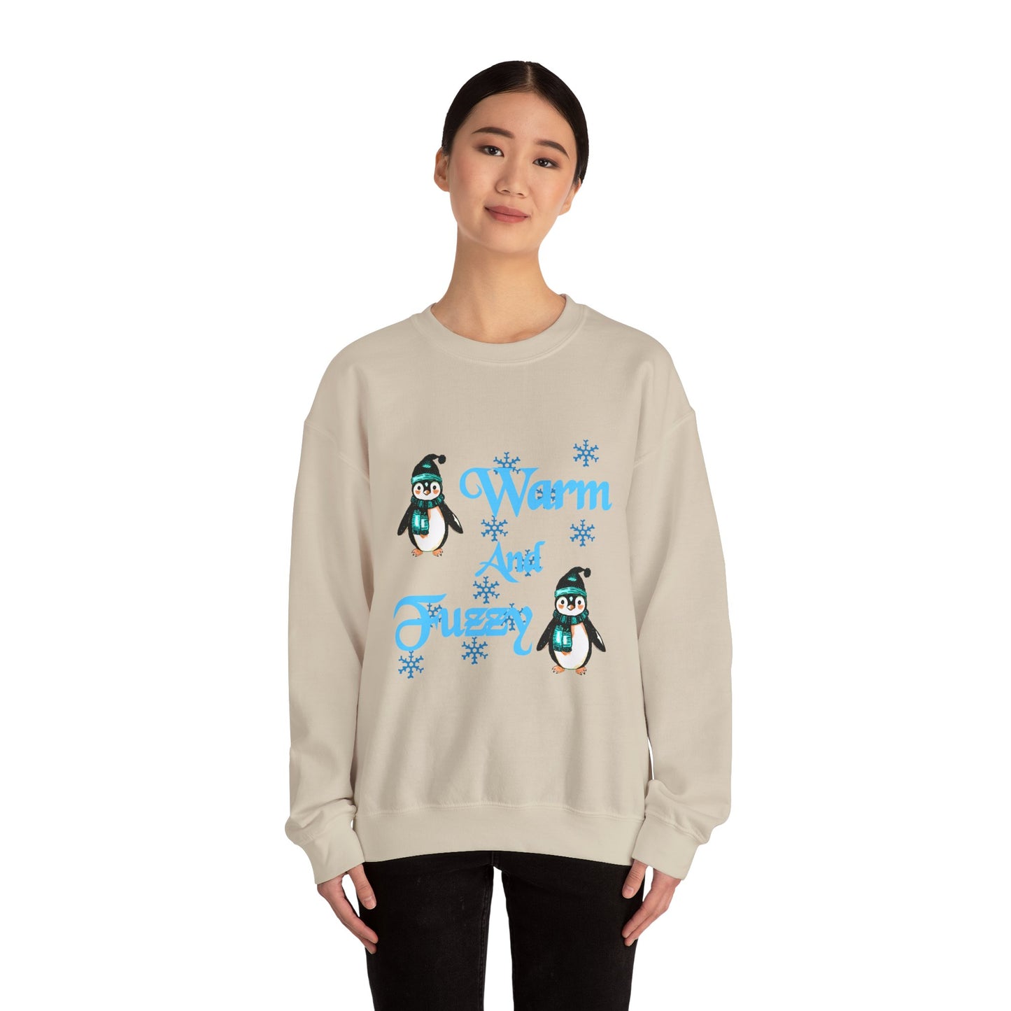 Warm and Fuzzy Unisex Heavy Blend™ Crewneck Sweatshirt