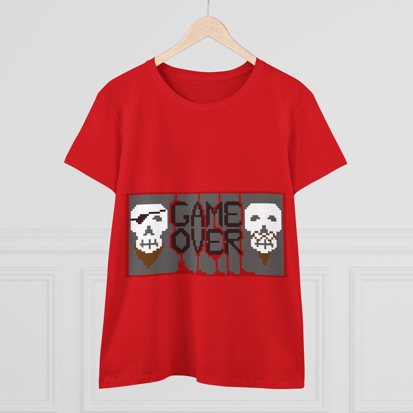 Game Over Women's Midweight Cotton Tee