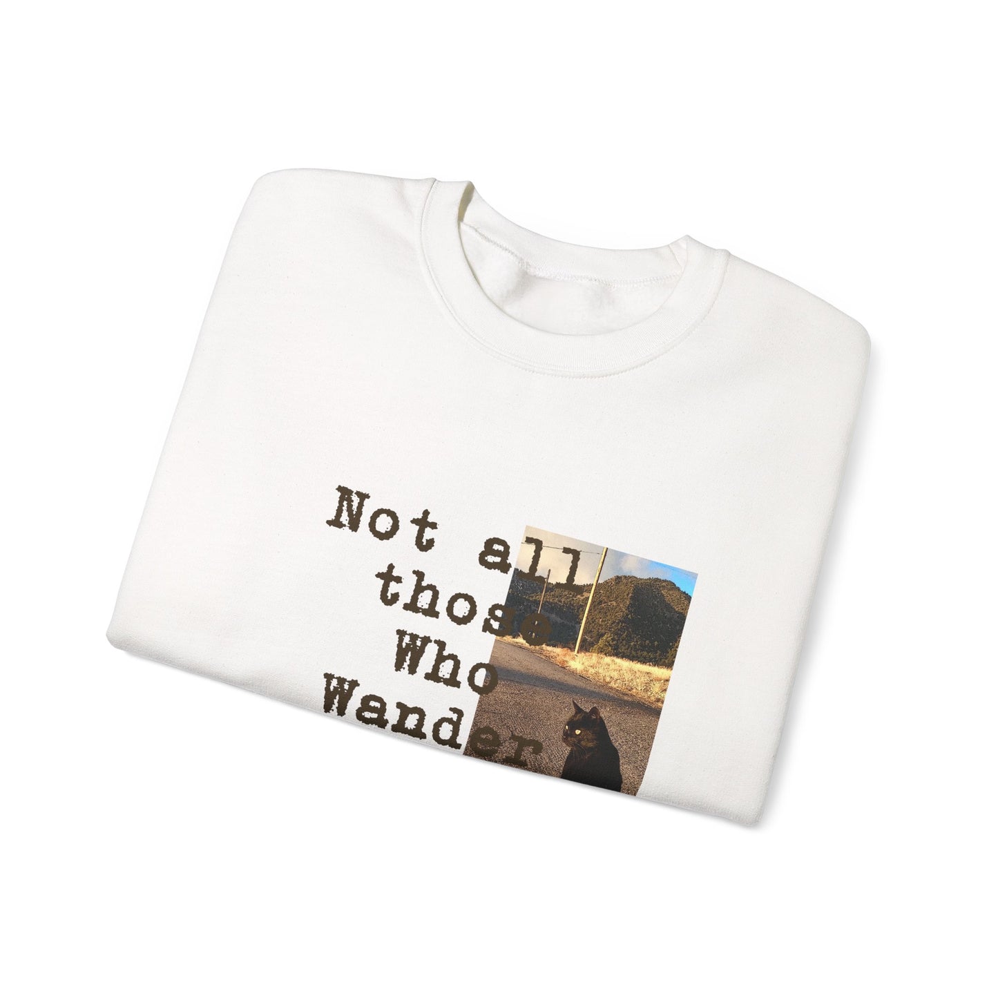 Wandering Kitty Unisex Heavy Blend™ Crewneck Sweatshirt
