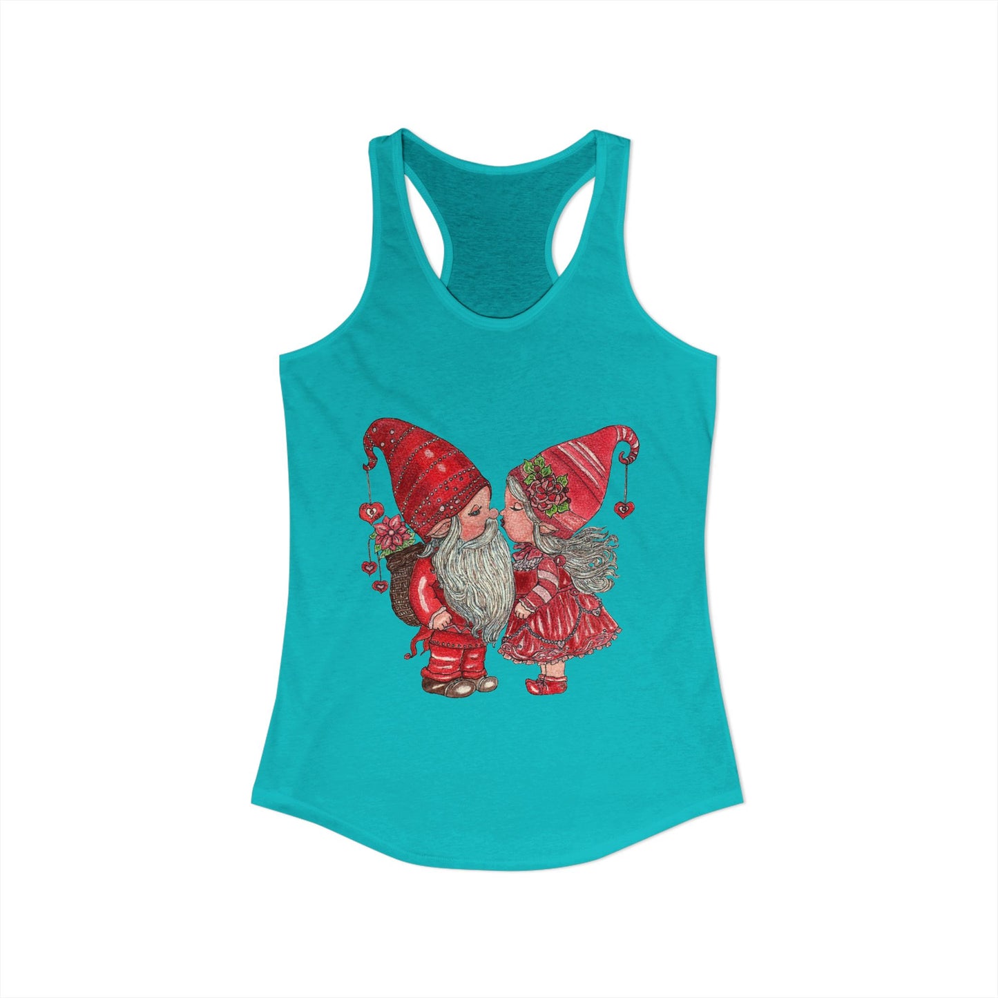 Gnome Lovers Women's Ideal Racerback Tank