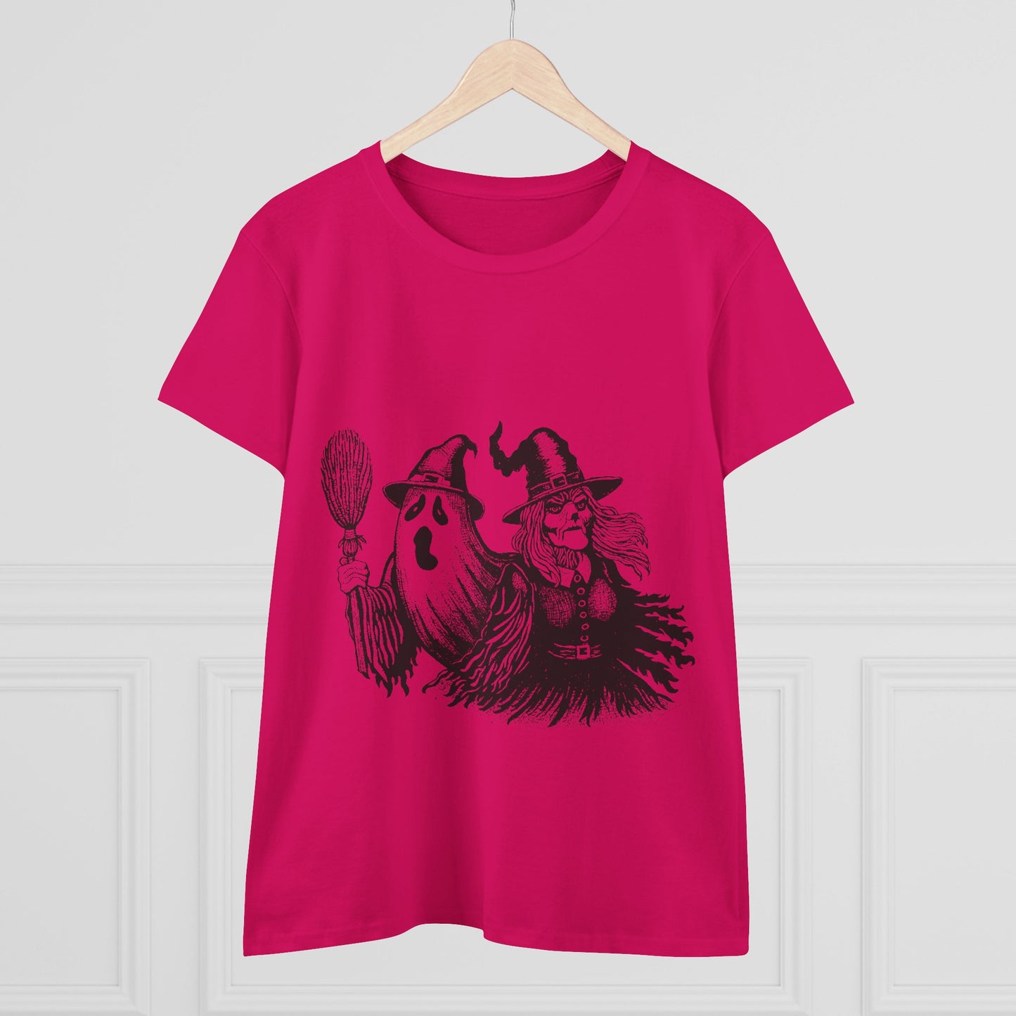 Witch and Ghost Women's Midweight Cotton Tee