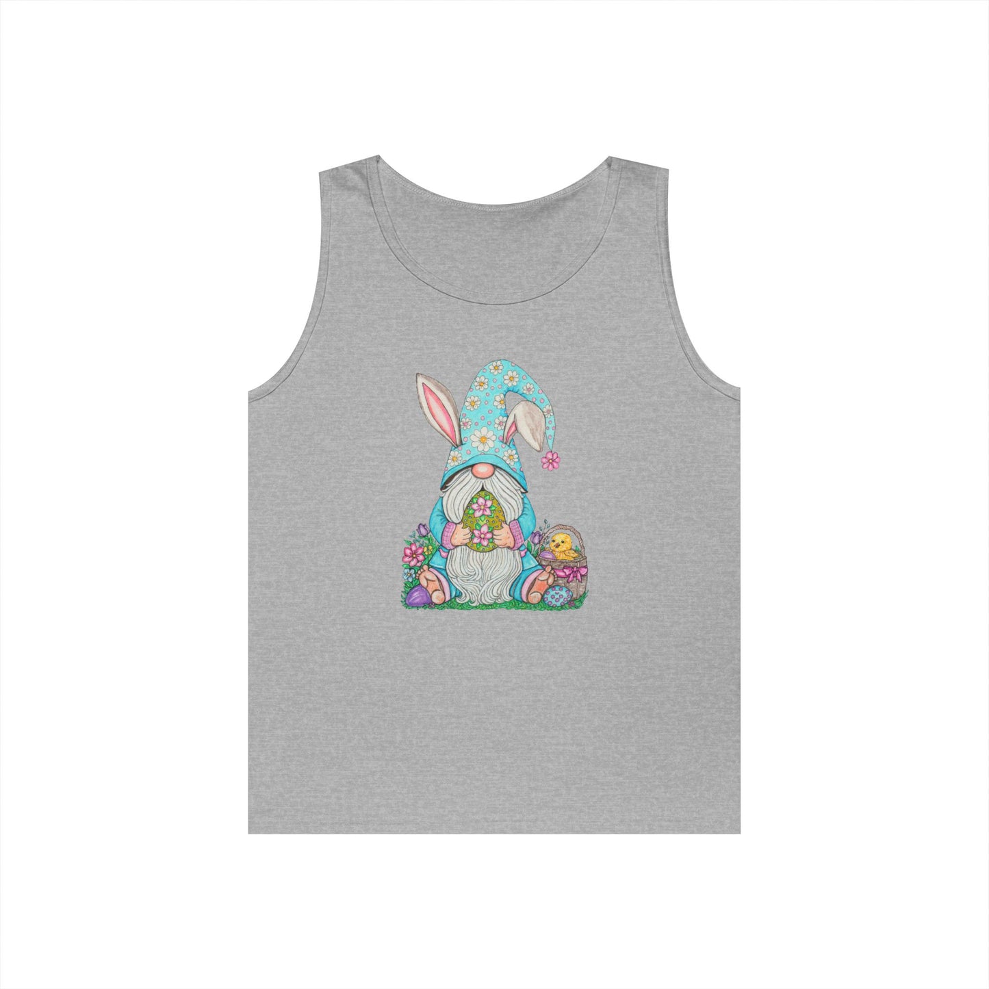 Easter Gnome Unisex Heavy Cotton Tank Top