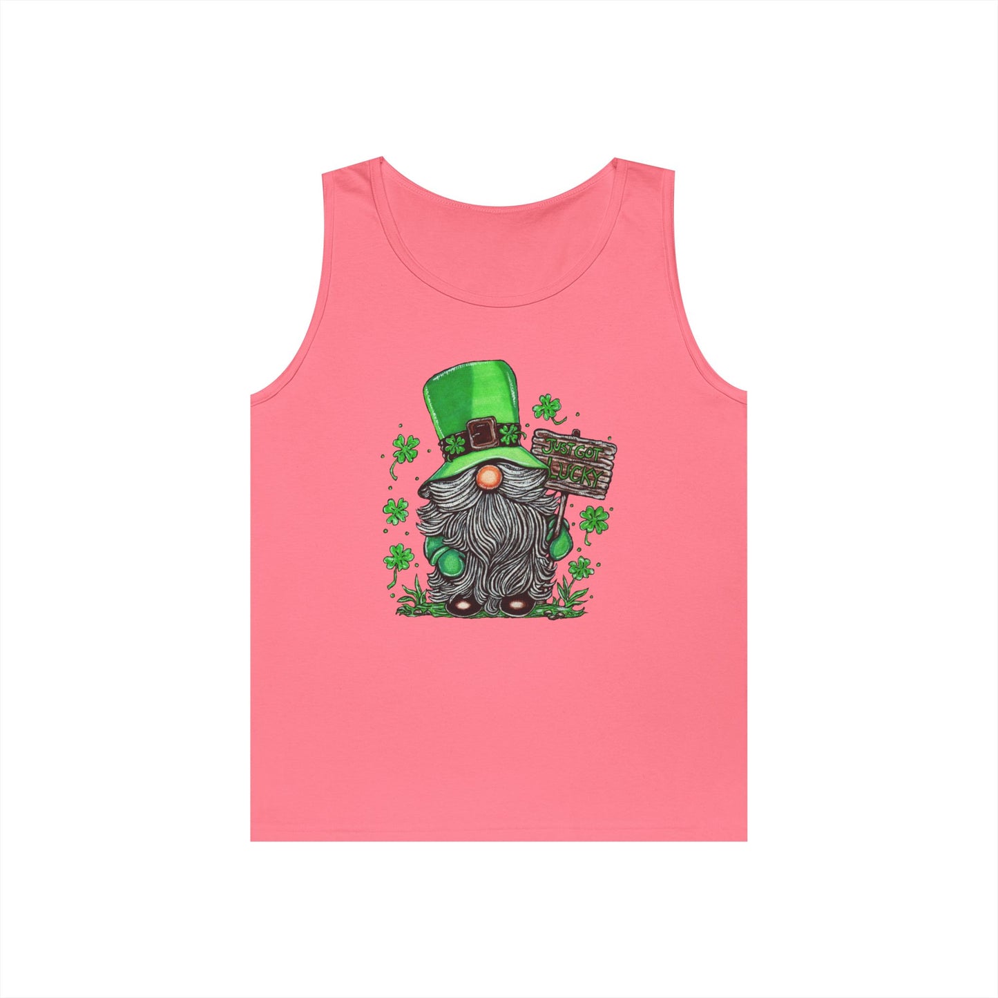 Gnomish Leprechaun Unisex Heavy Cotton Tank Top