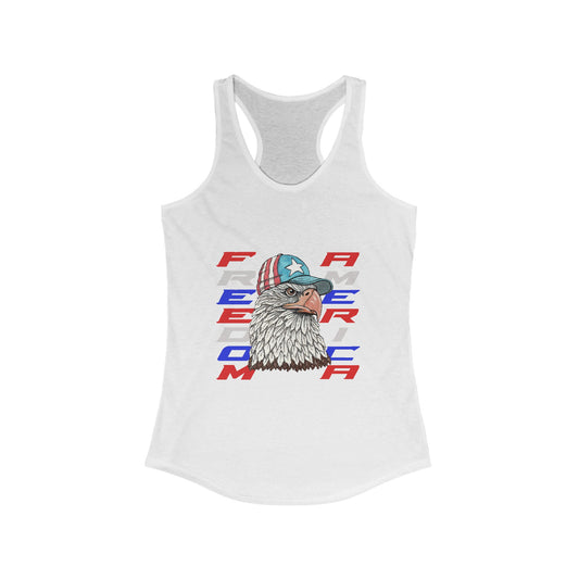 Freedom America Women's Ideal Racerback Tank