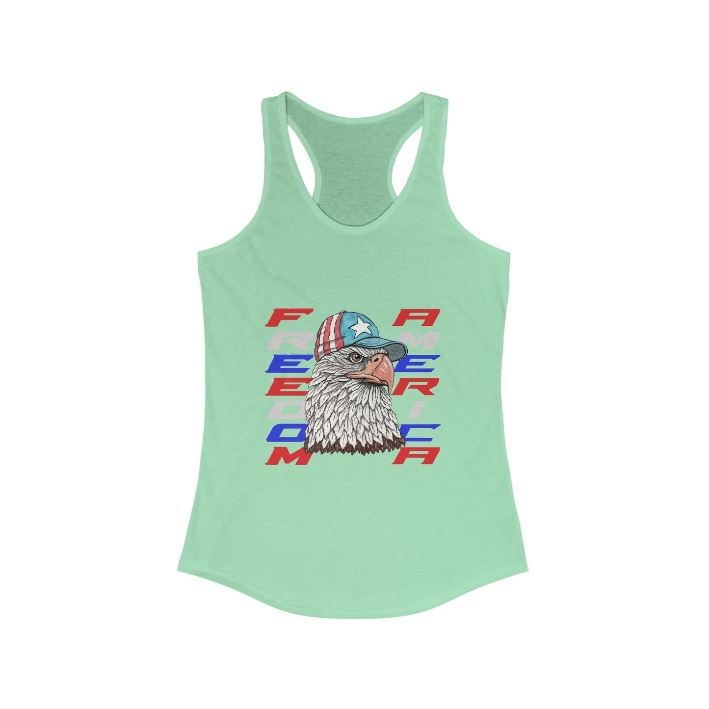 Freedom America Women's Ideal Racerback Tank