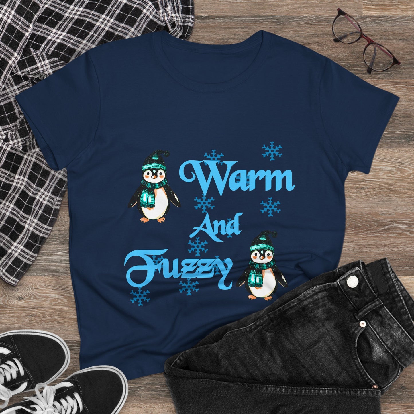 Warm and Fuzzy Women's Midweight Cotton Tee