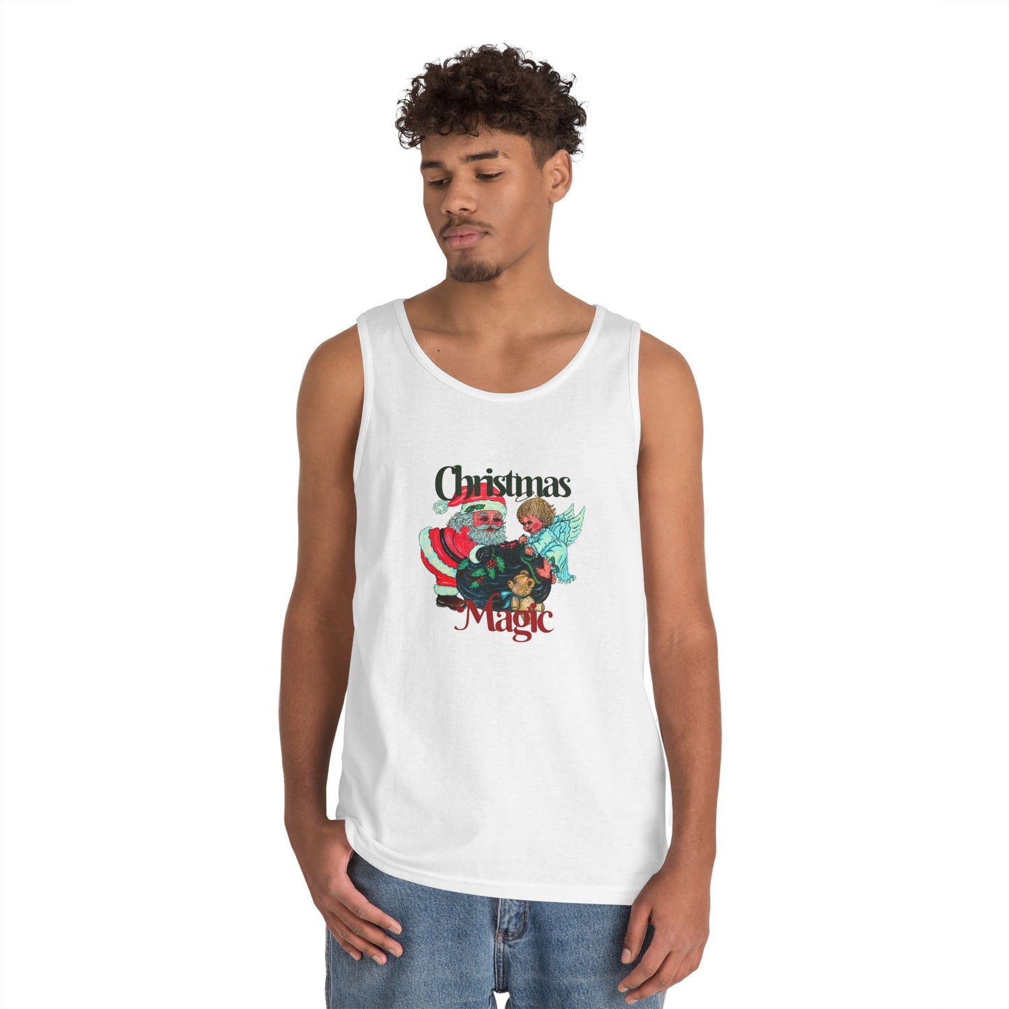 Christmas Magic Unisex Heavy Cotton Tank Top