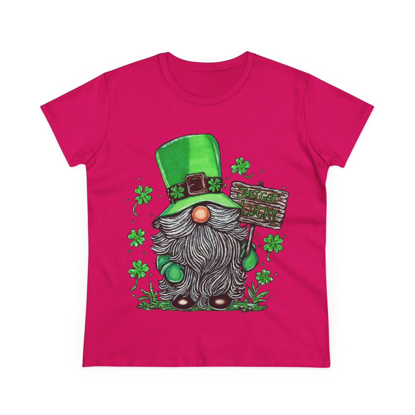 Gnomish Leprechaun Women's Midweight Cotton Tee