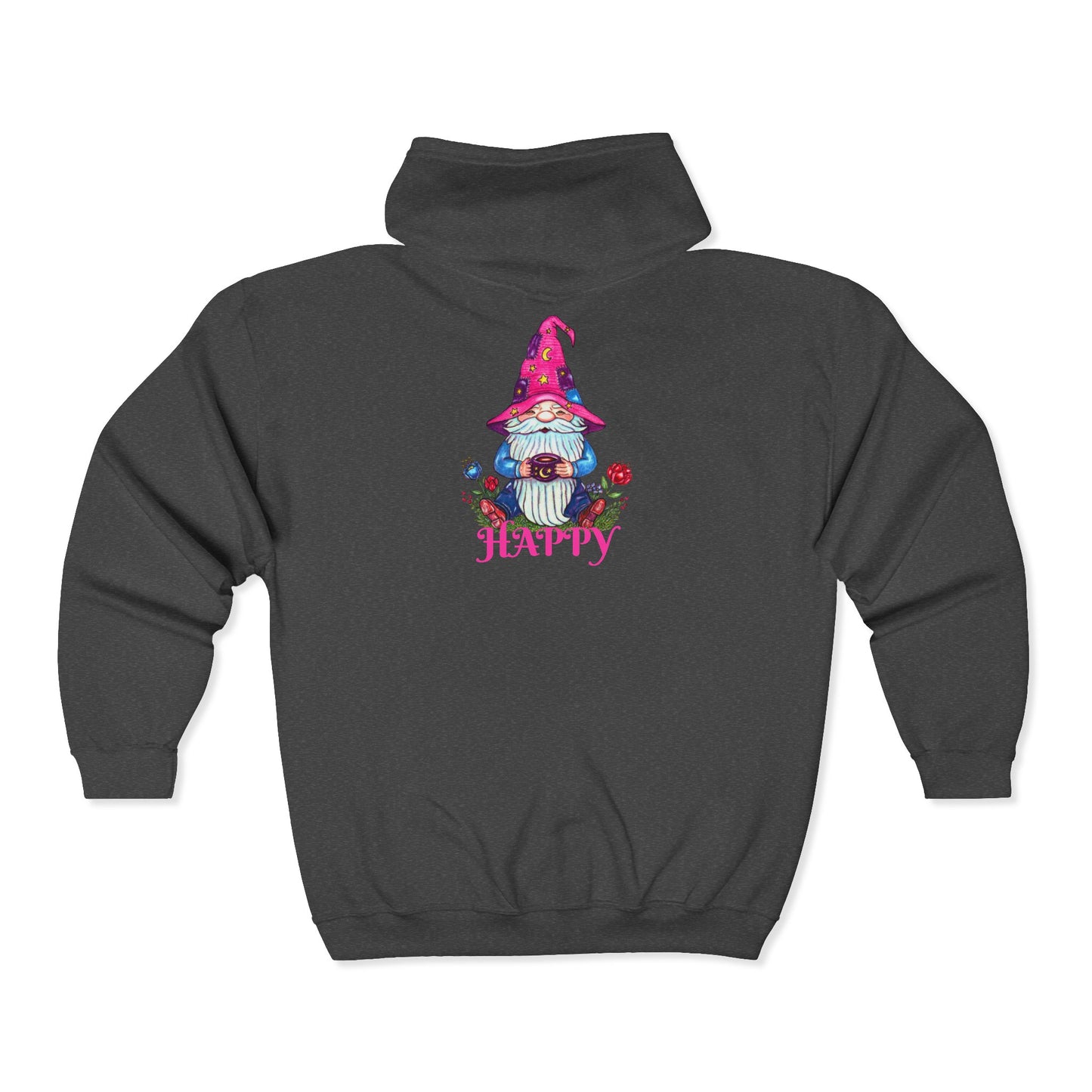 Happy Gnome Unisex Heavy Blend™ Full Zip Hooded Sweatshirt