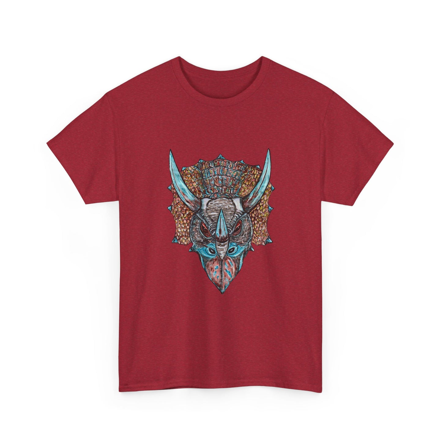 Triceratops Unisex Heavy Cotton Tee