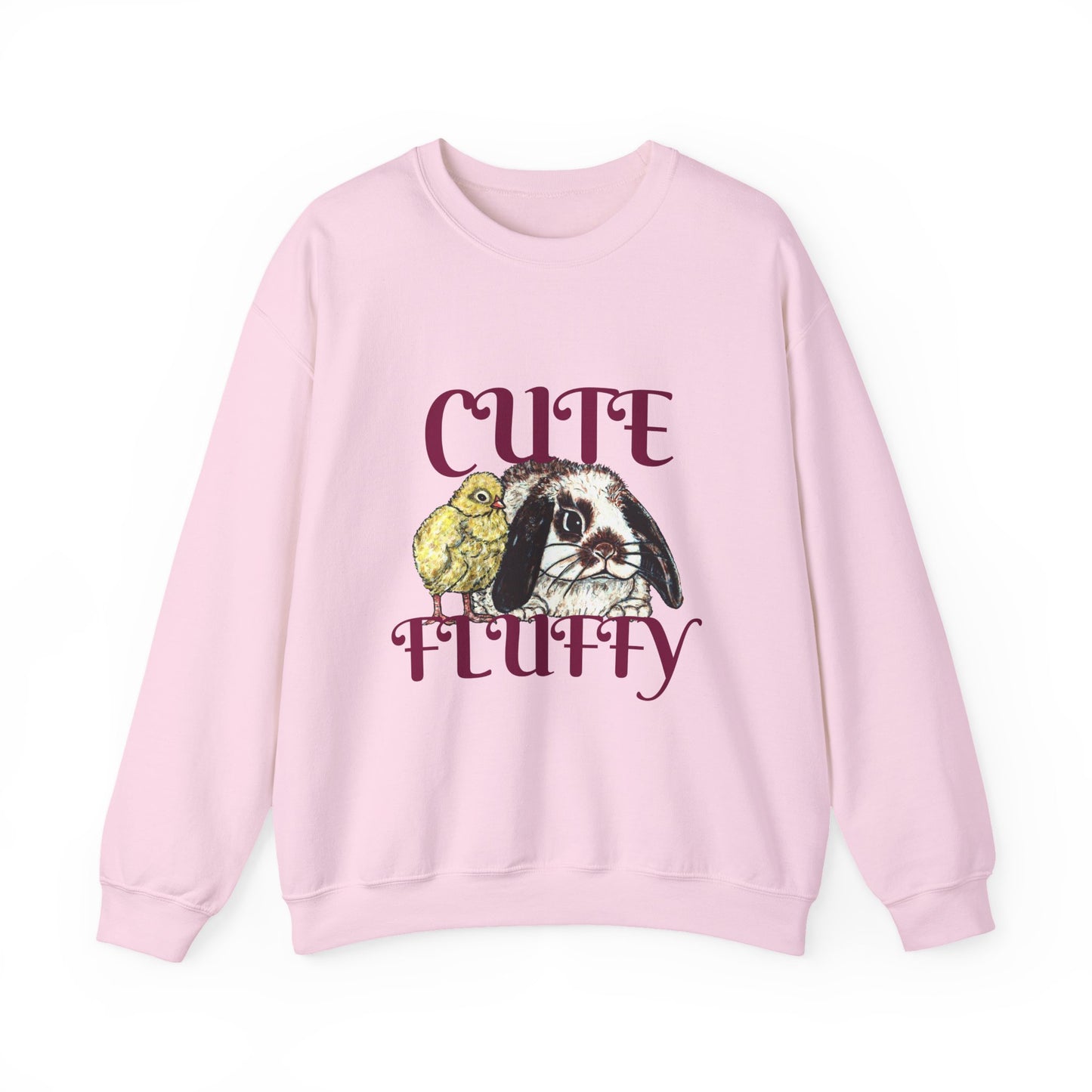 Cute and Fluffy Unisex Heavy Blend™ Crewneck Sweatshirt