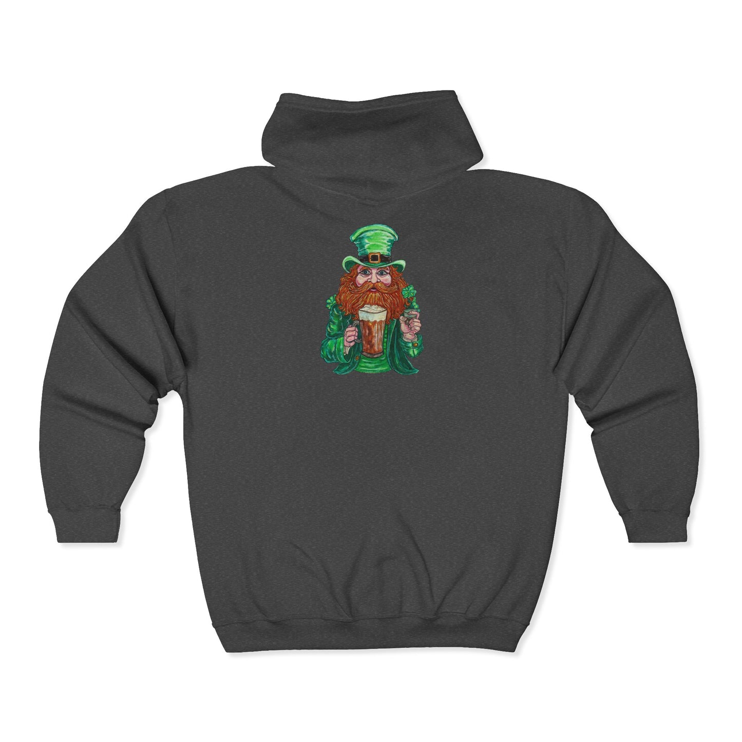 Drunken Leprechaun Unisex Heavy Blend™ Full Zip Hooded Sweatshirt