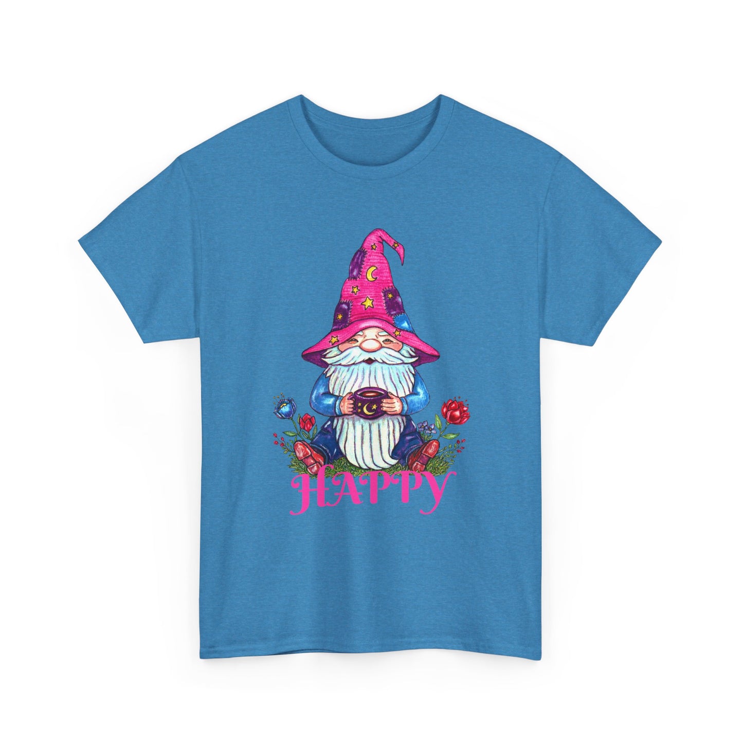 Happy Gnome Unisex Heavy Cotton Tee