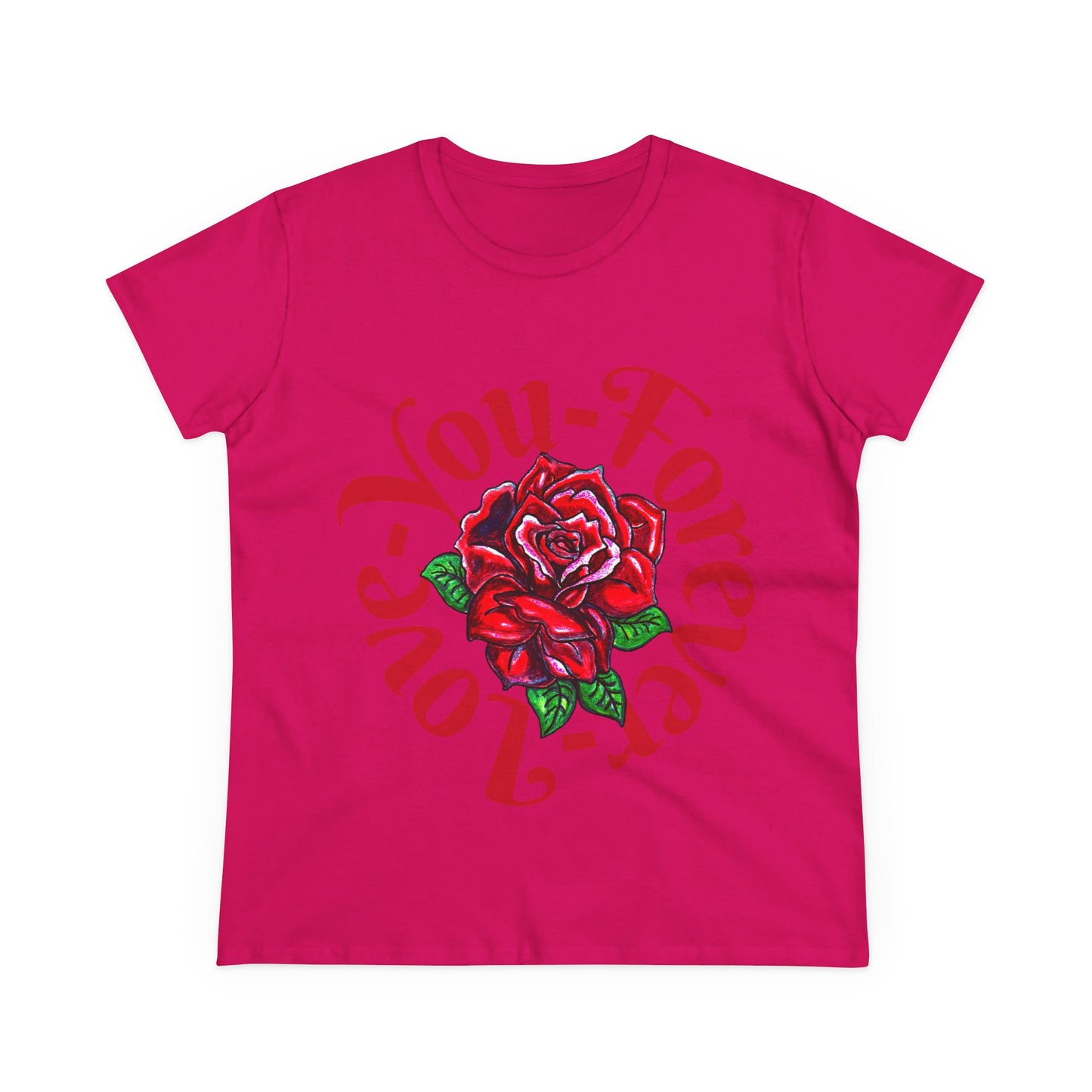 Love You Forever Women's Midweight Cotton Tee