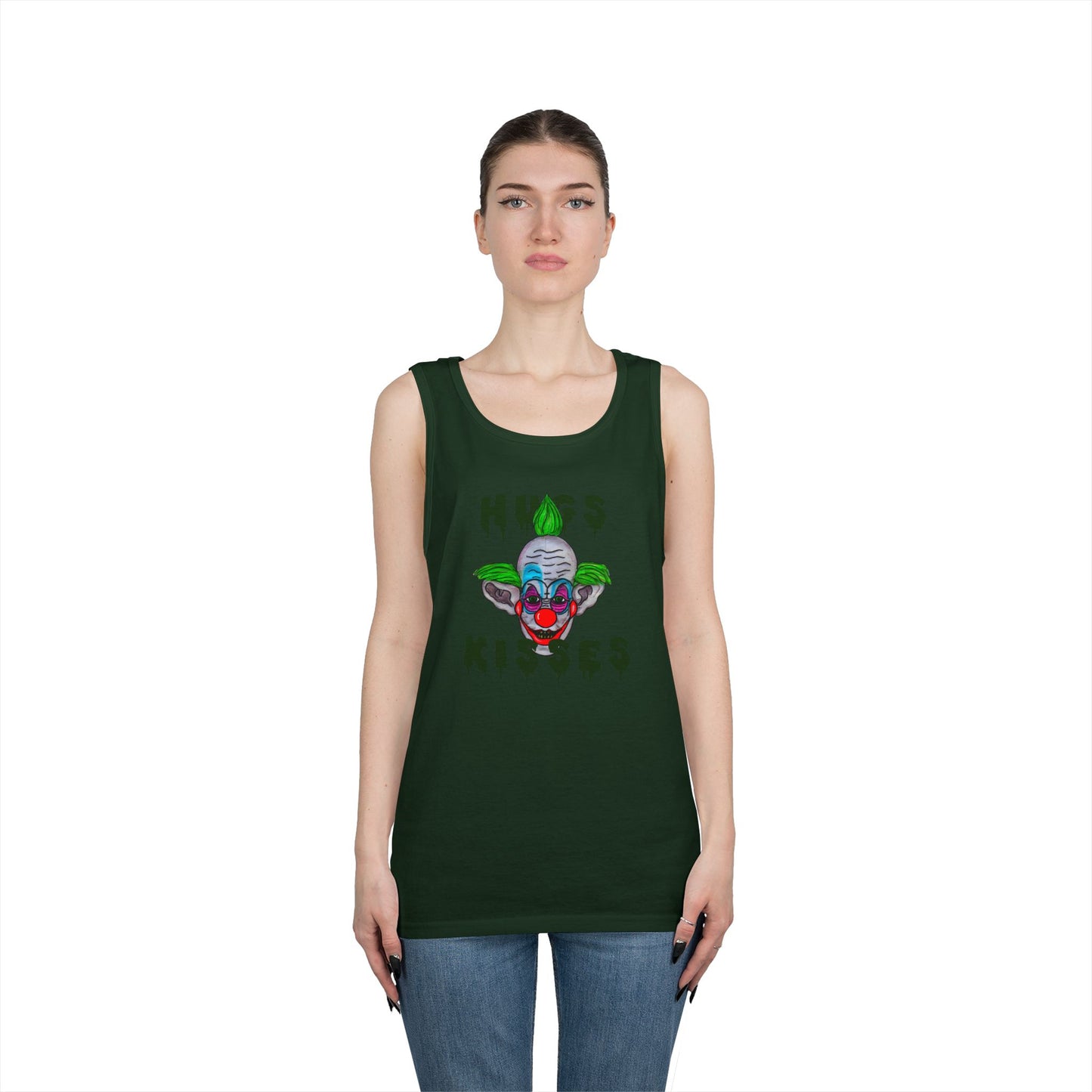 Hugs, Kisses Unisex Heavy Cotton Tank Top