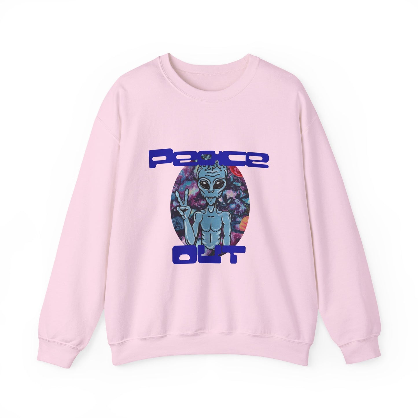 Peace Out Unisex Heavy Blend™ Crewneck Sweatshirt