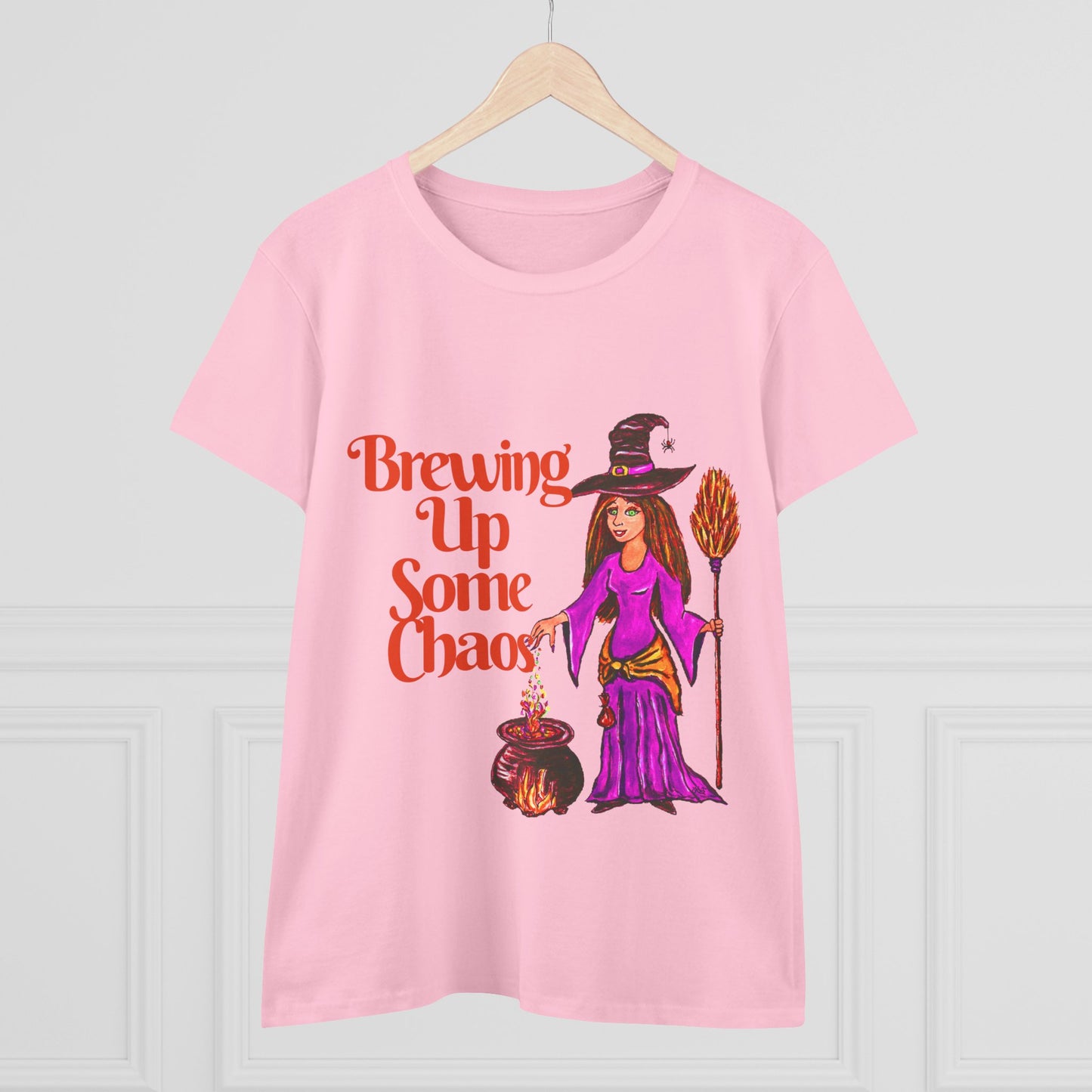 Brewing Up Some Chaos Women's Midweight Cotton Tee