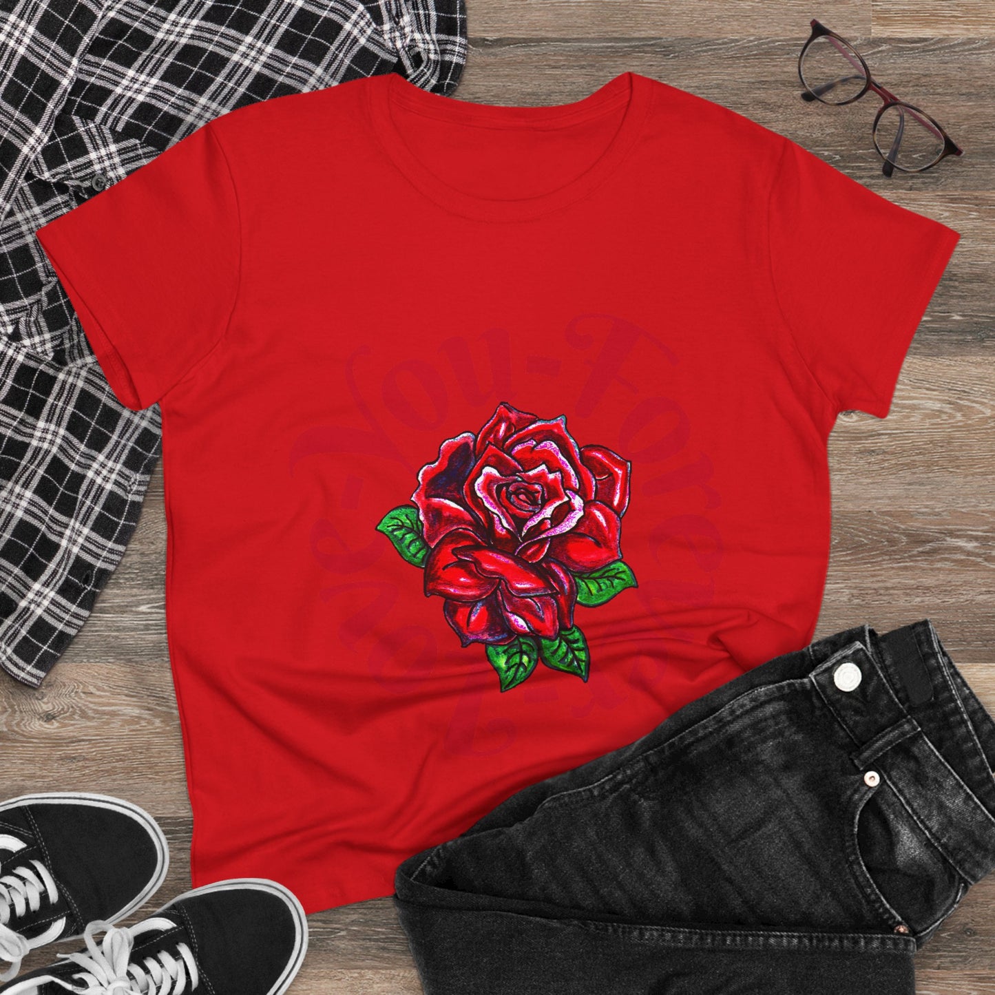 Love You Forever Women's Midweight Cotton Tee