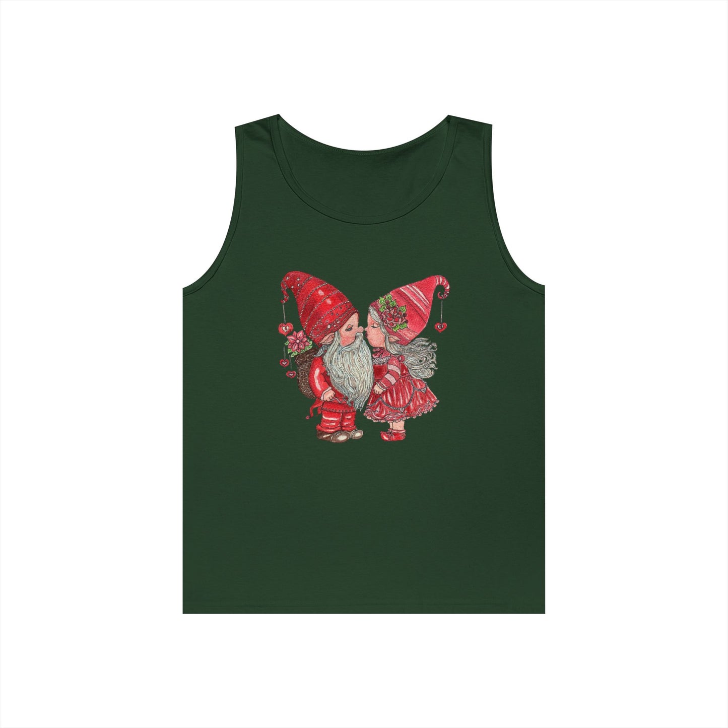 Gnome Lovers Unisex Heavy Cotton Tank Top