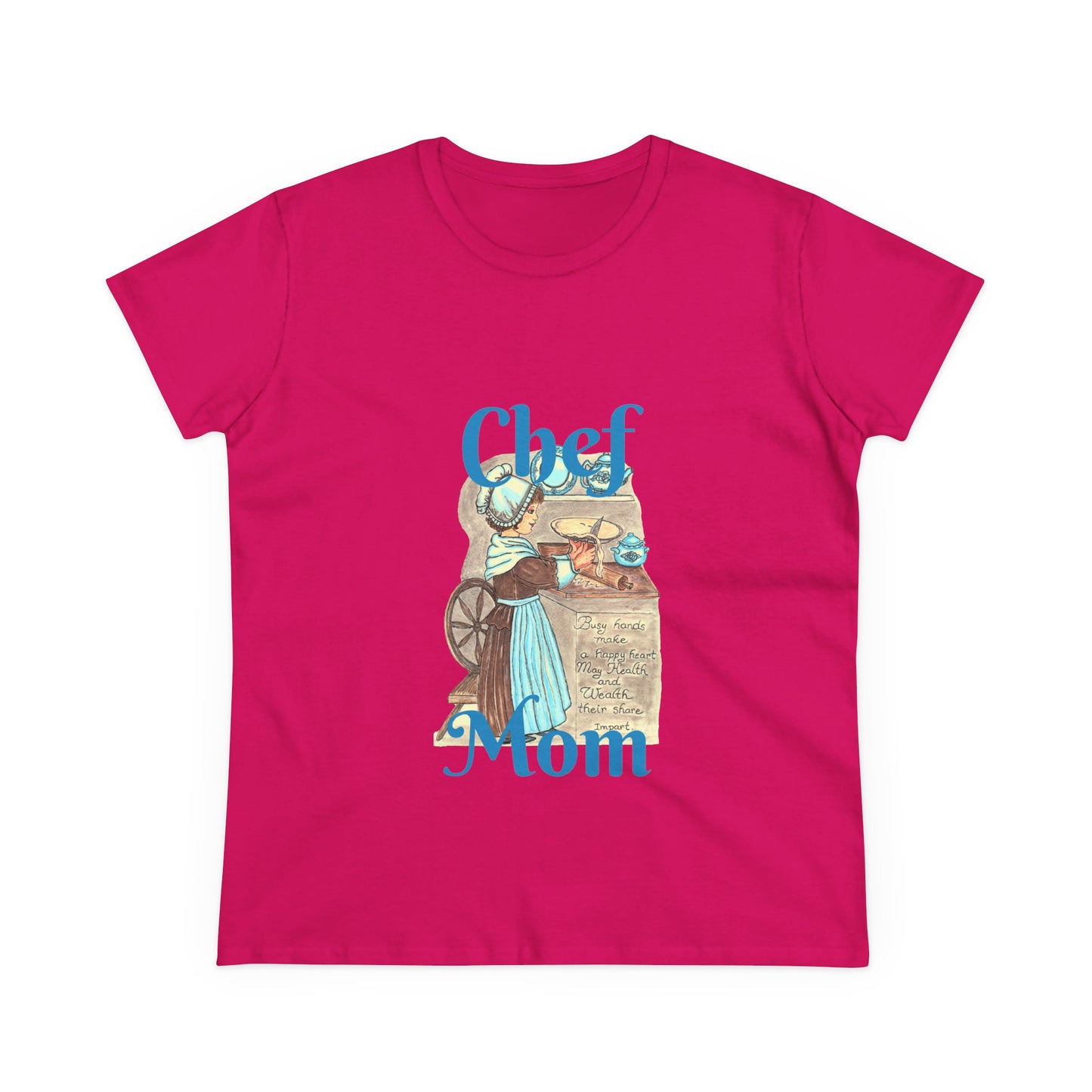 Chef Mom Women's Midweight Cotton Tee