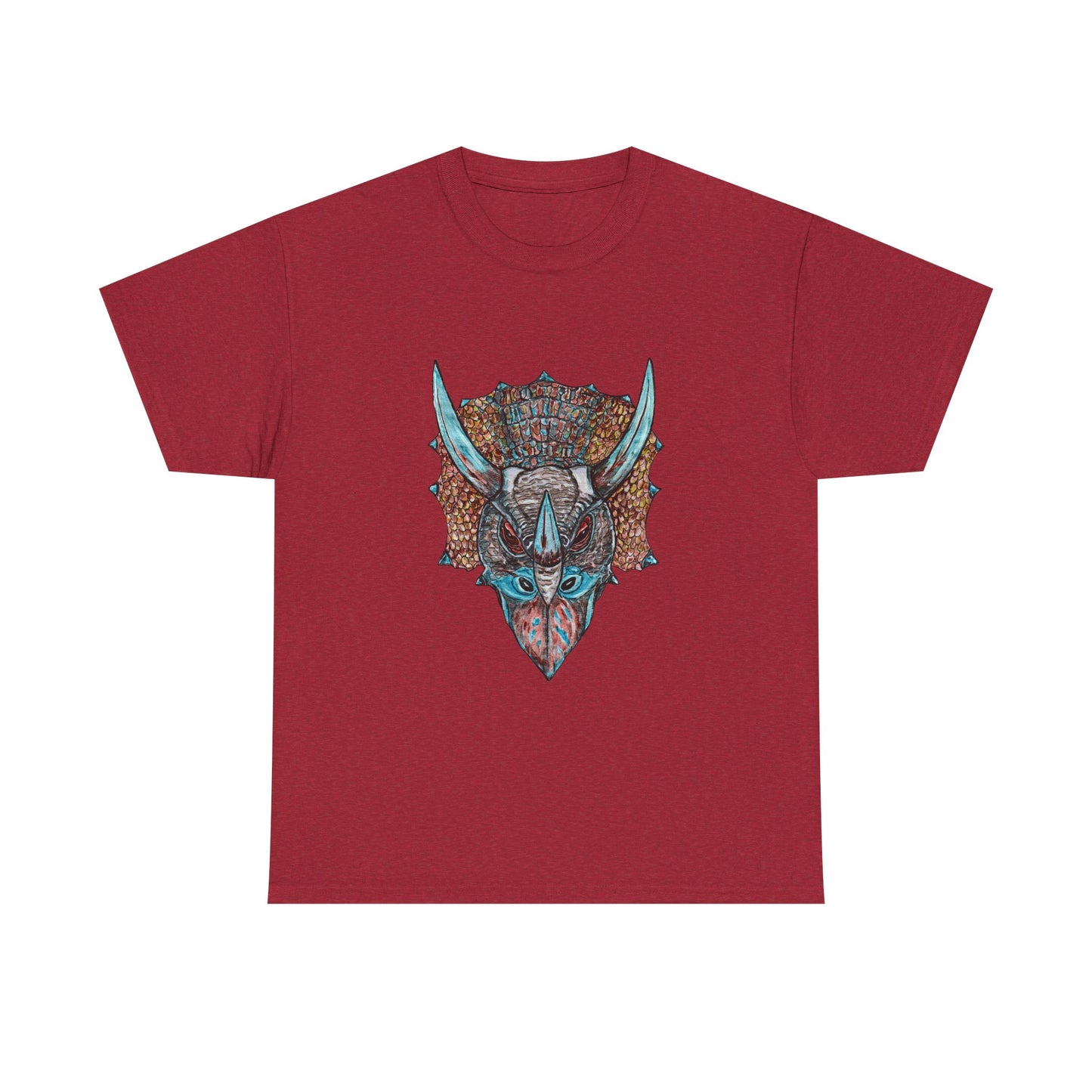Triceratops Unisex Heavy Cotton Tee
