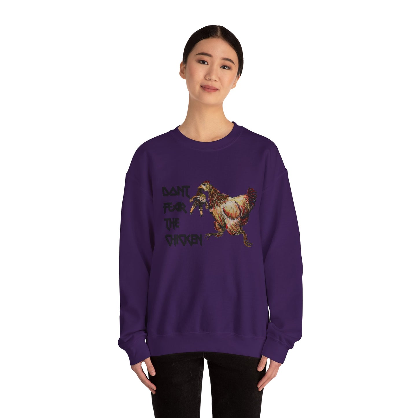 Don't Fear the Chicken Unisex Heavy Blend™ Crewneck Sweatshirt