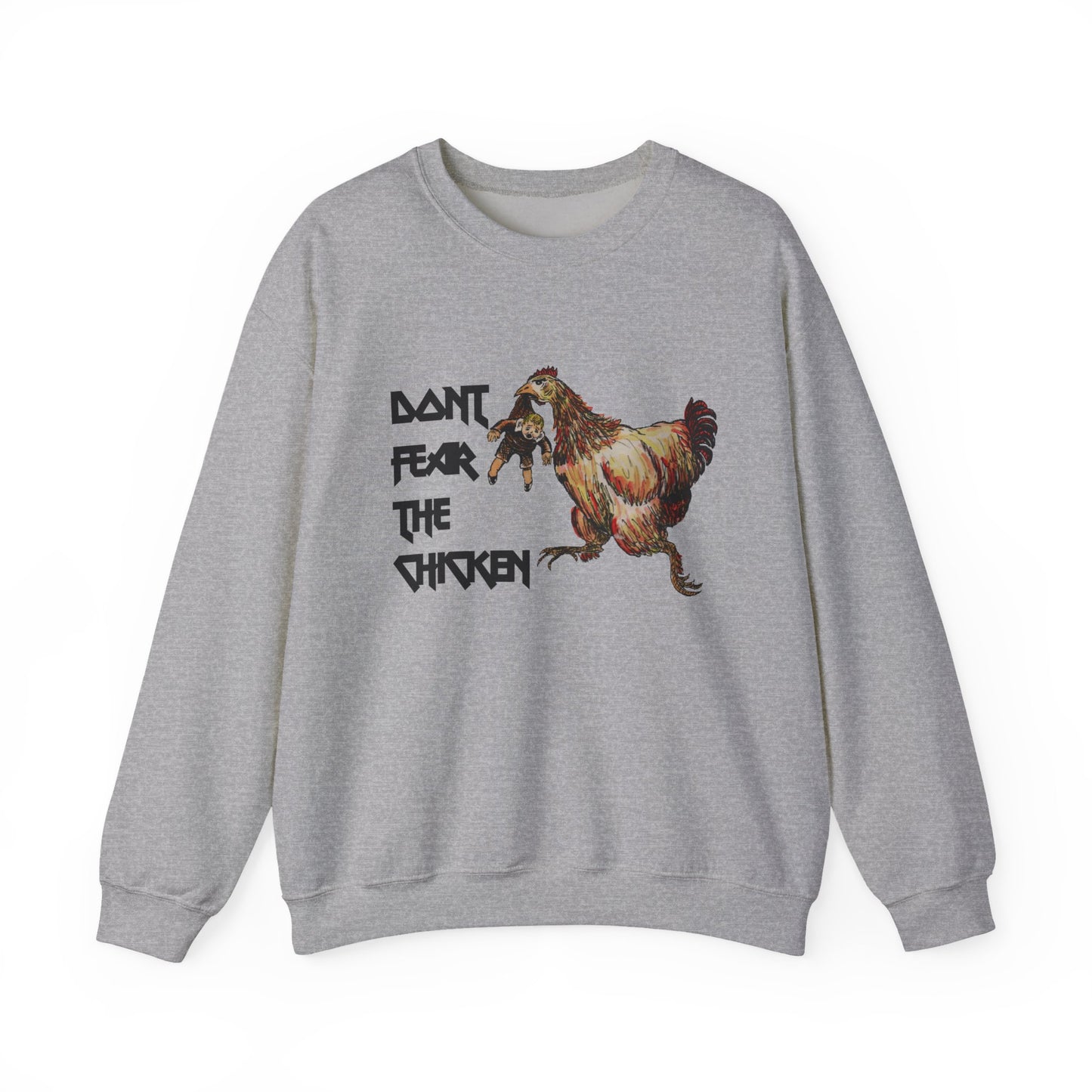 Don't Fear the Chicken Unisex Heavy Blend™ Crewneck Sweatshirt