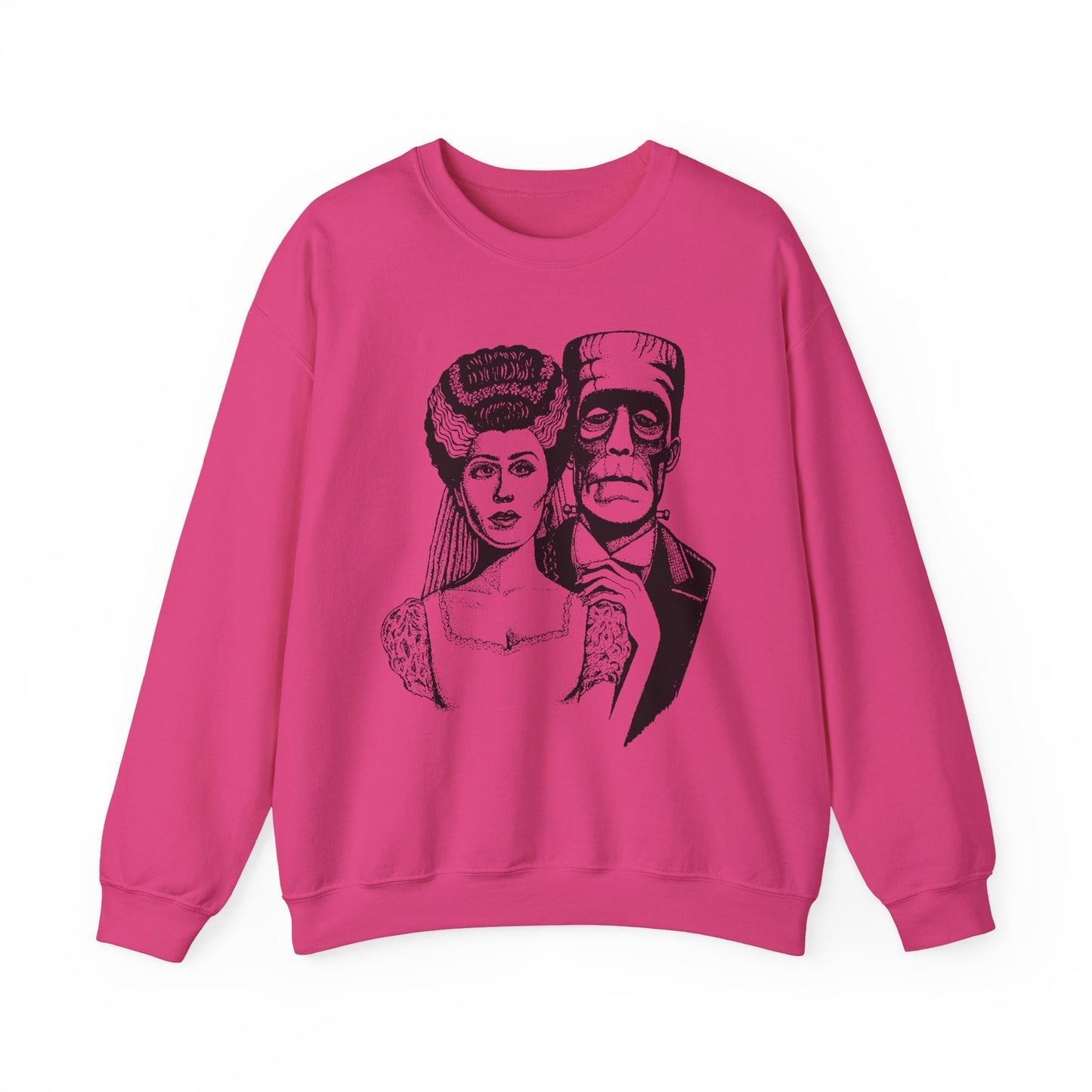 Frankenstein and Bride Unisex Heavy Blend™ Crewneck Sweatshirt