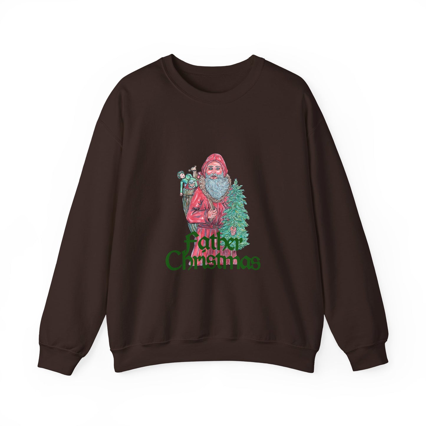 Father Christmas Unisex Heavy Blend™ Crewneck Sweatshirt