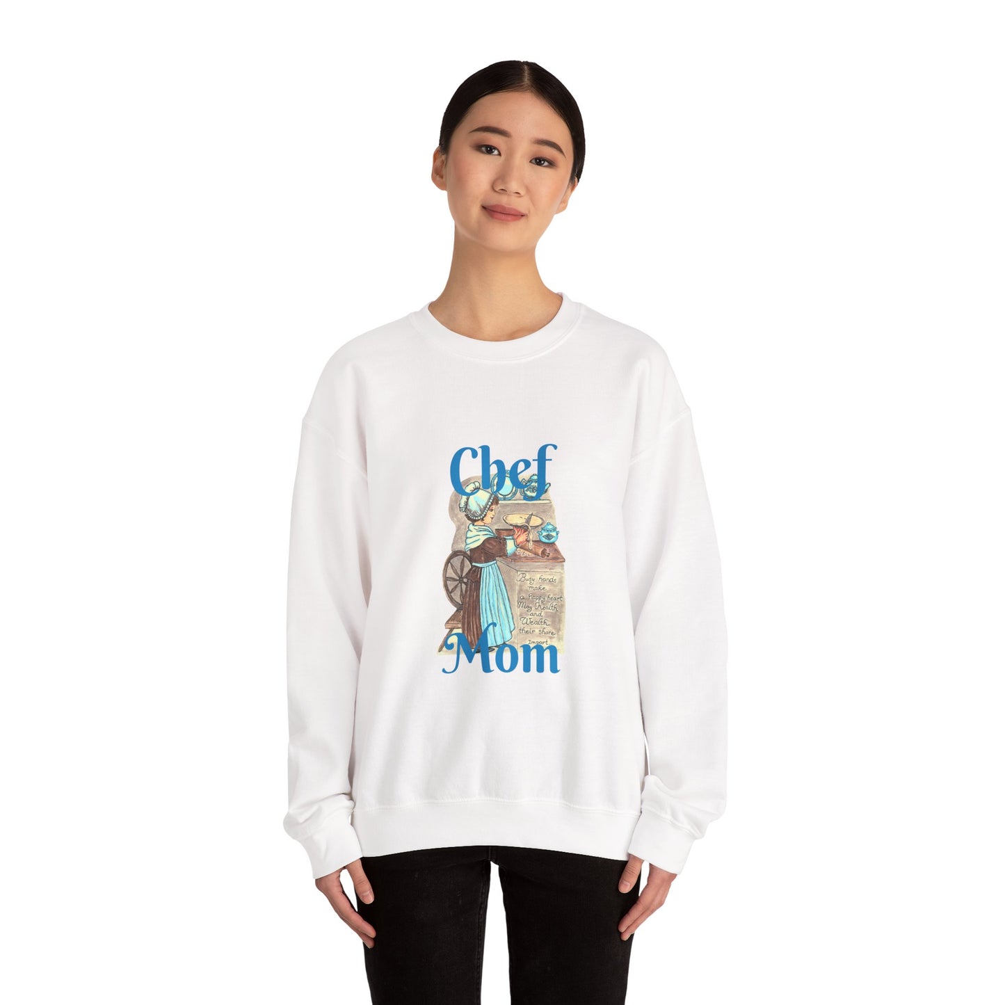 Chef Mom Unisex Heavy Blend™ Crewneck Sweatshirt