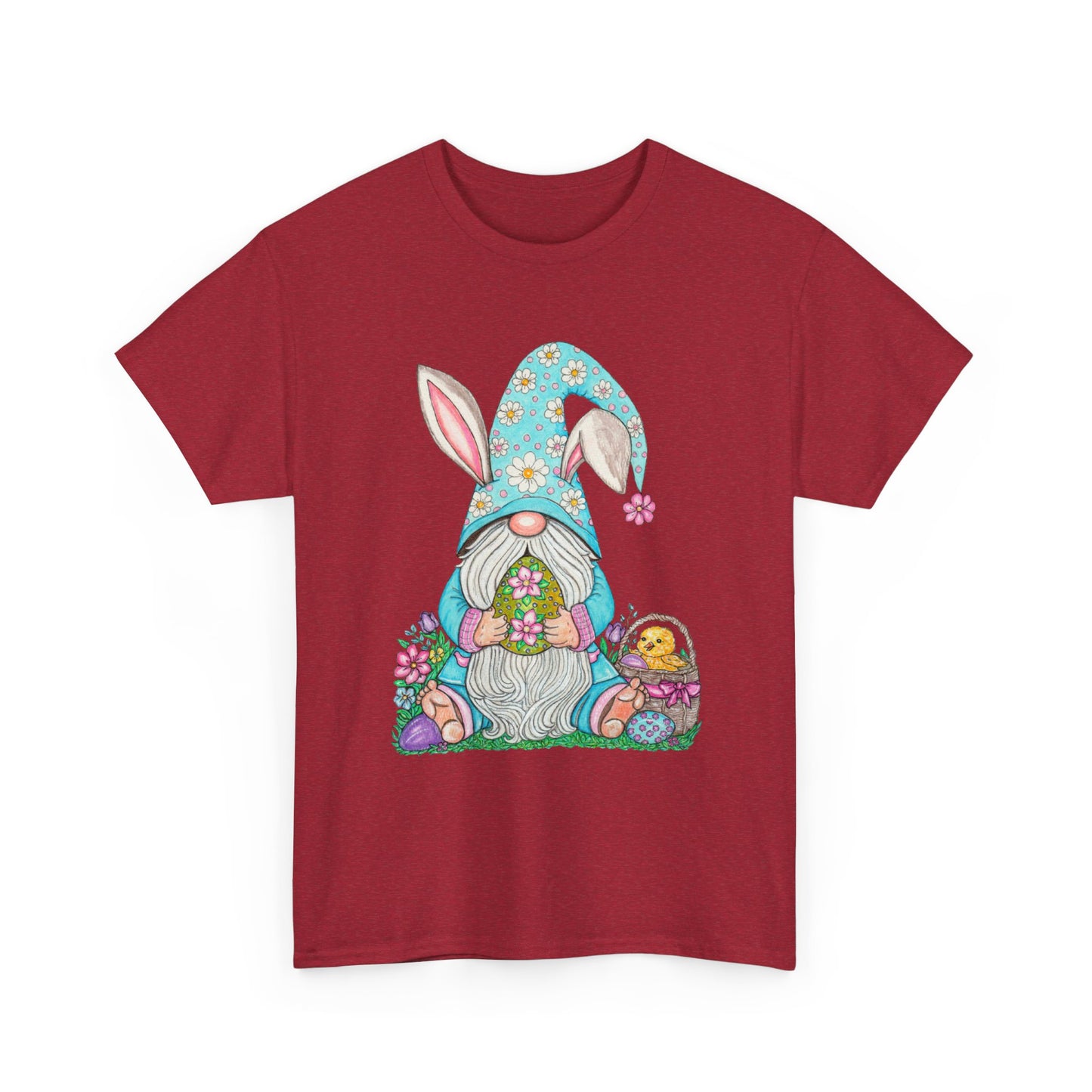 Easter Gnome Unisex Heavy Cotton Tee
