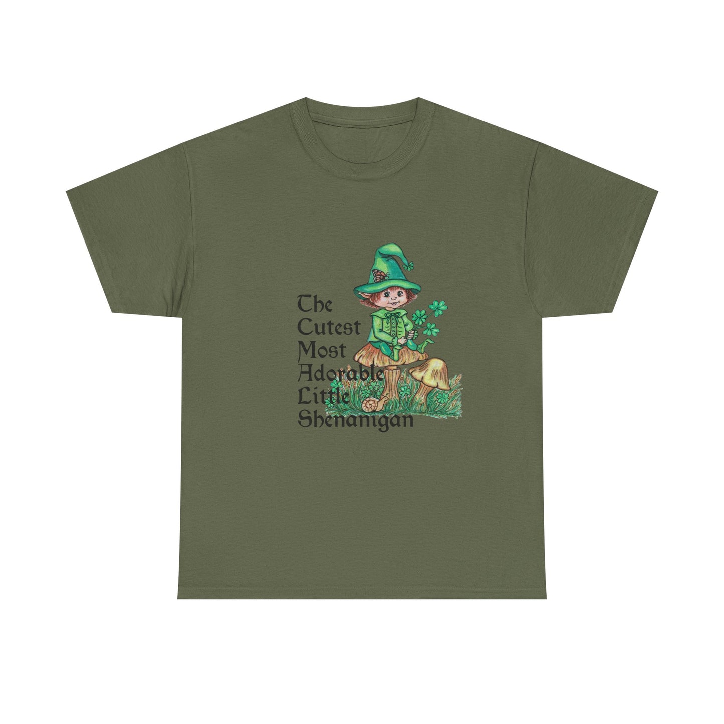 Cutest Leprechaun Unisex Heavy Cotton Tee