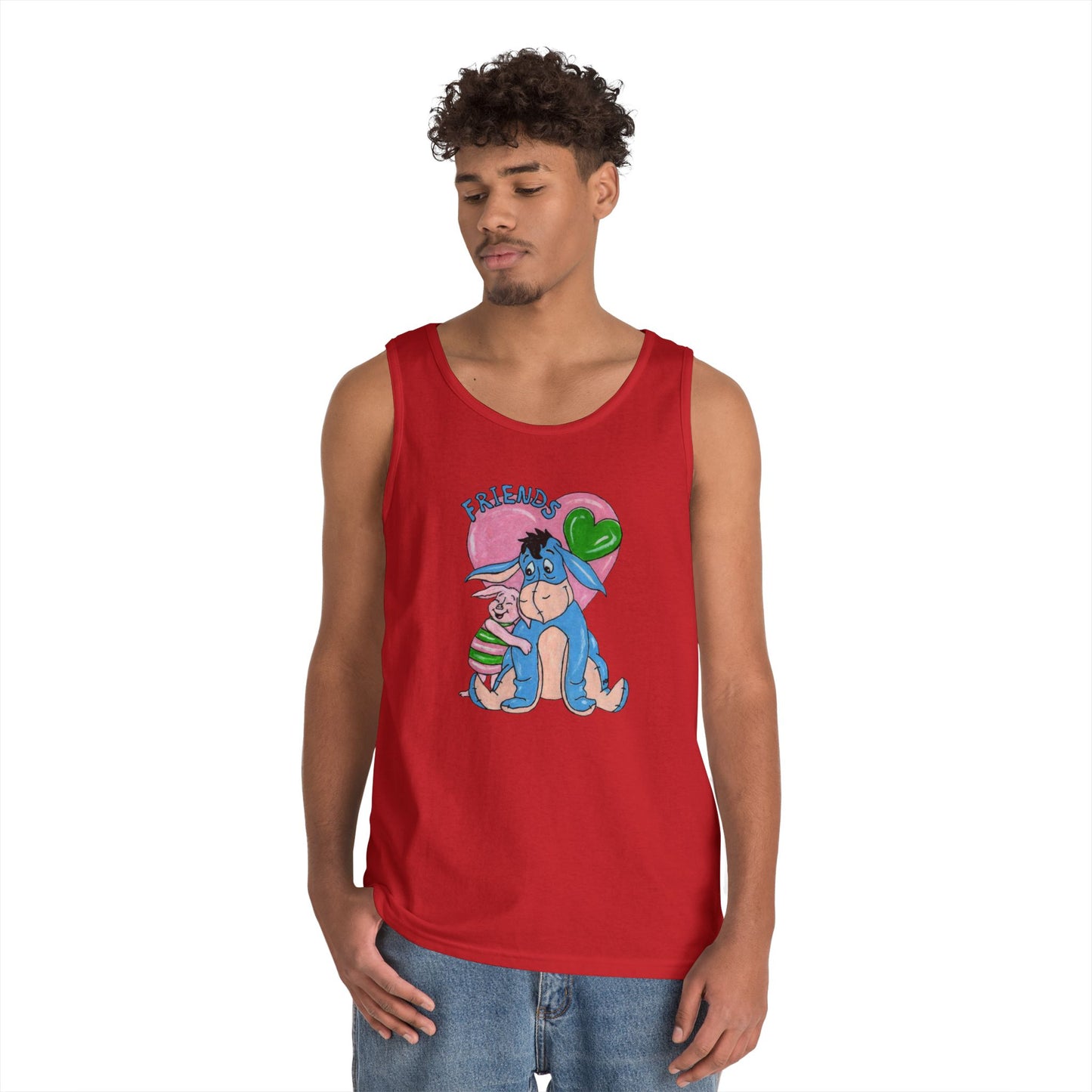 Best Friends Unisex Heavy Cotton Tank Top
