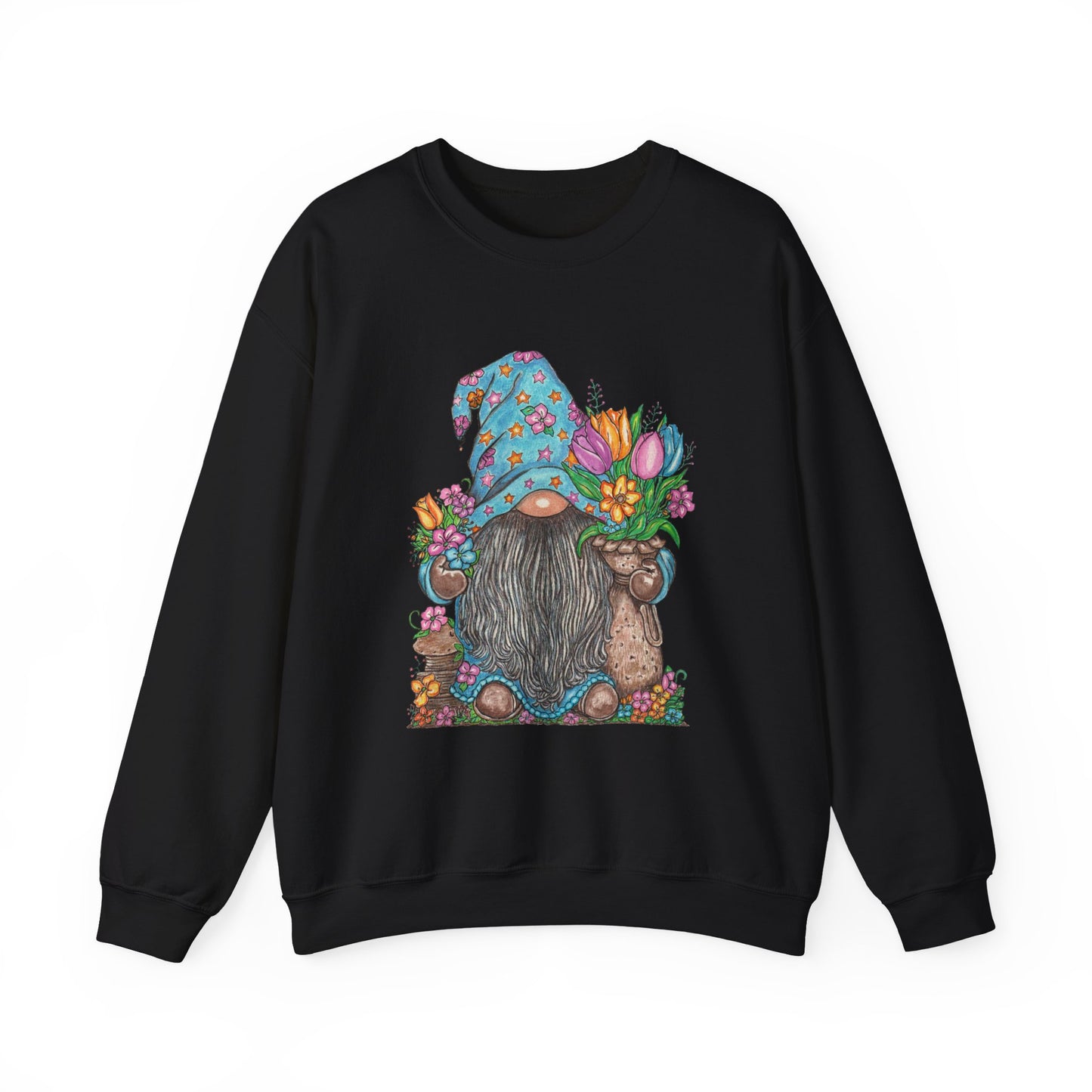 Gardening Gnome Unisex Heavy Blend™ Crewneck Sweatshirt